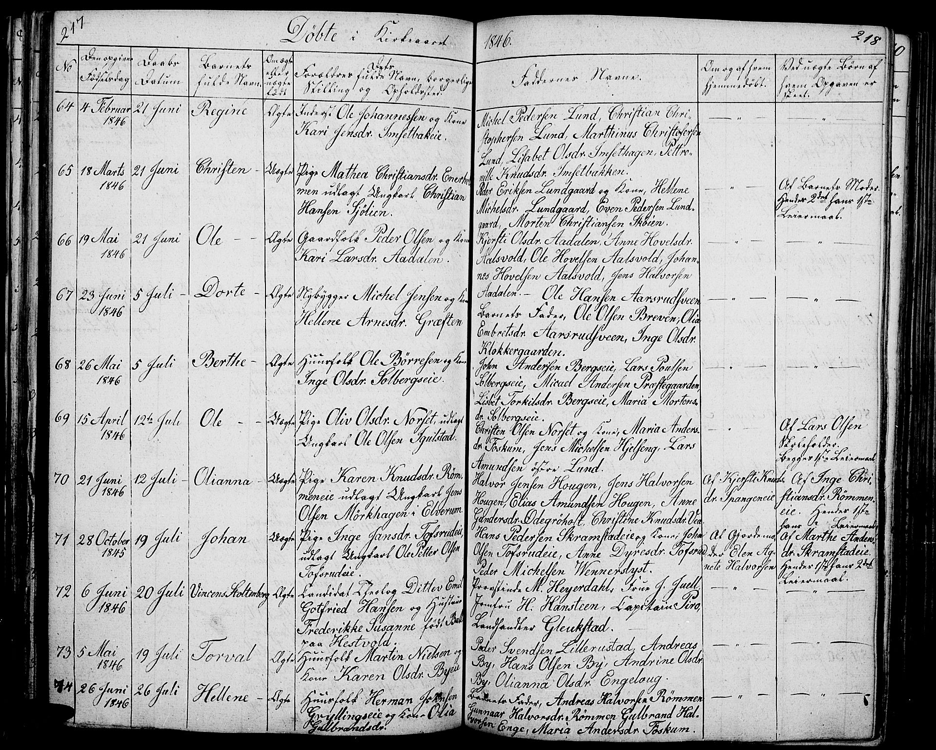 Løten prestekontor, AV/SAH-PREST-022/L/La/L0002: Parish register (copy) no. 2, 1832-1850, p. 217-218