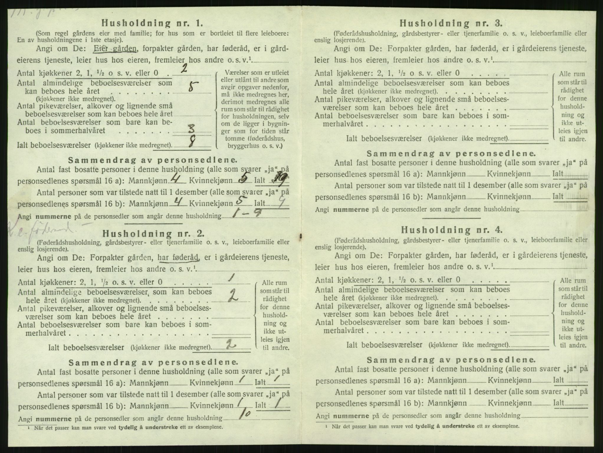 SAT, 1920 census for Hemnes, 1920, p. 1119