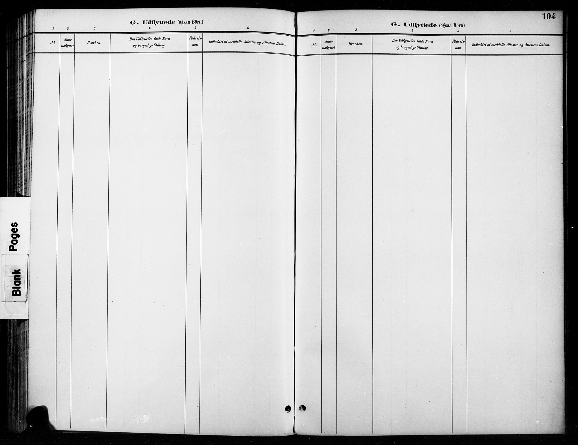 Vardal prestekontor, SAH/PREST-100/H/Ha/Haa/L0011: Parish register (official) no. 11, 1891-1901, p. 194