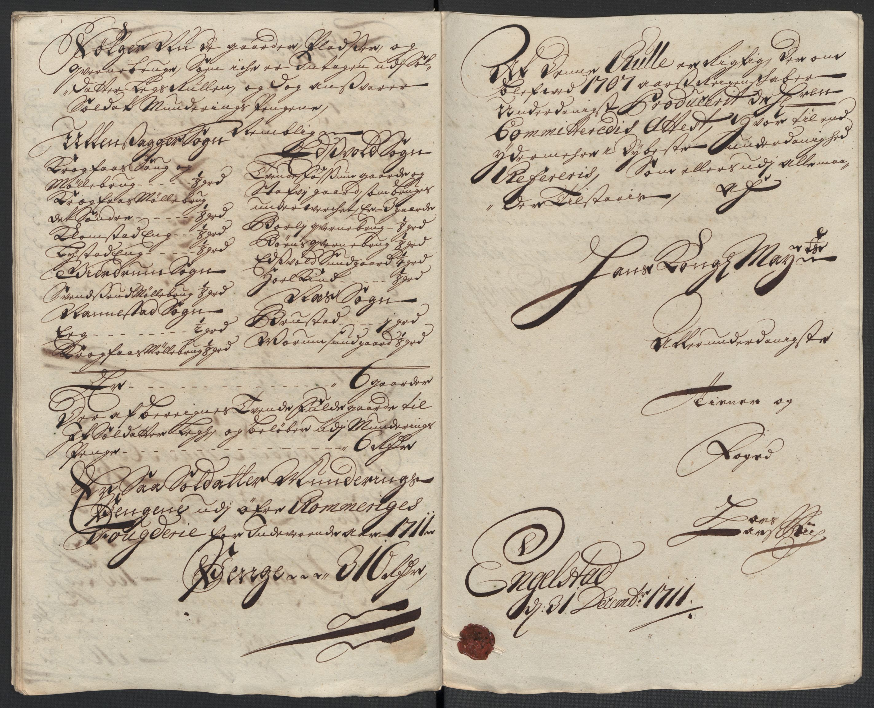 Rentekammeret inntil 1814, Reviderte regnskaper, Fogderegnskap, AV/RA-EA-4092/R12/L0720: Fogderegnskap Øvre Romerike, 1710-1711, p. 430