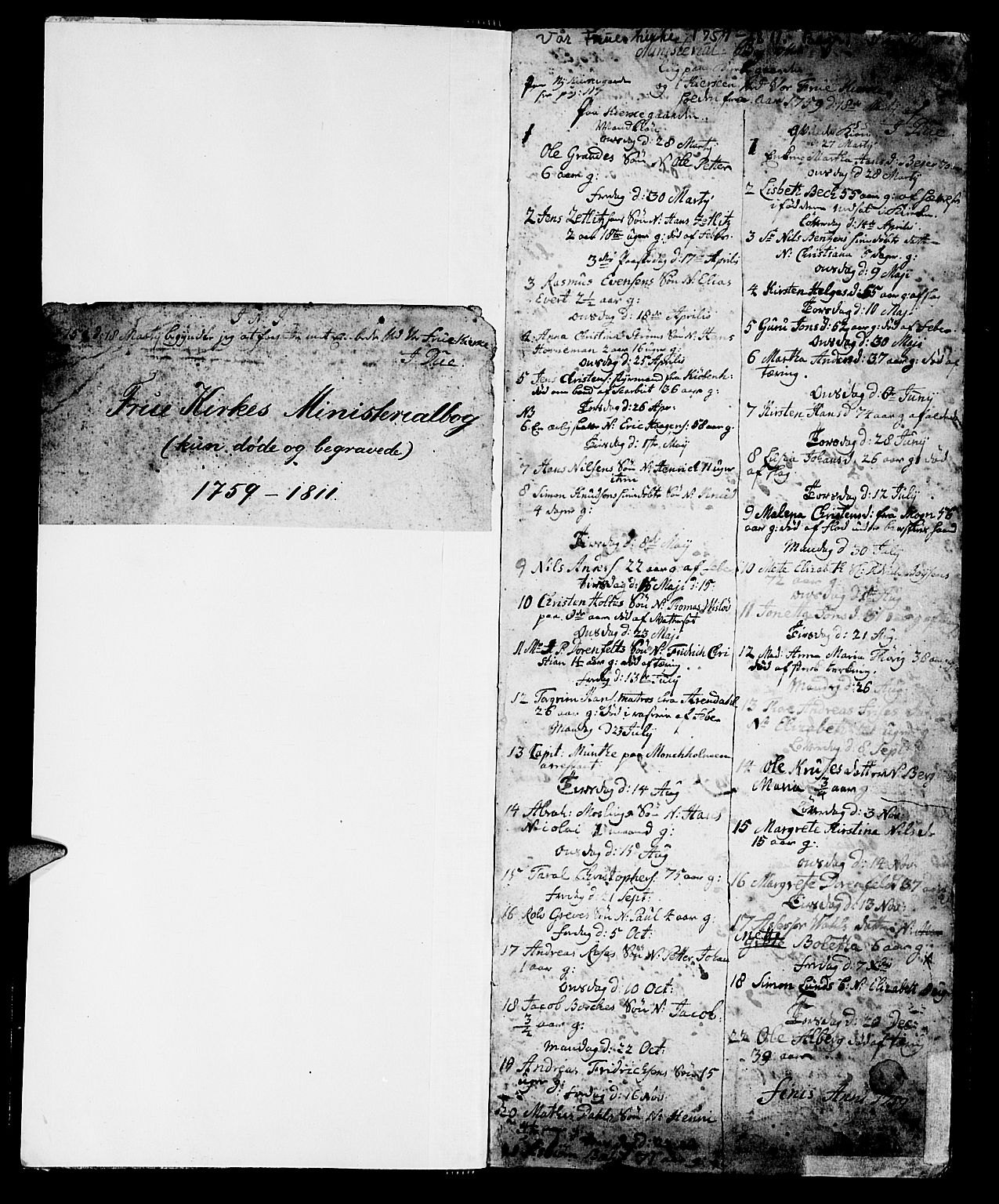 Ministerialprotokoller, klokkerbøker og fødselsregistre - Sør-Trøndelag, AV/SAT-A-1456/602/L0134: Parish register (copy) no. 602C02, 1759-1812, p. 0-1