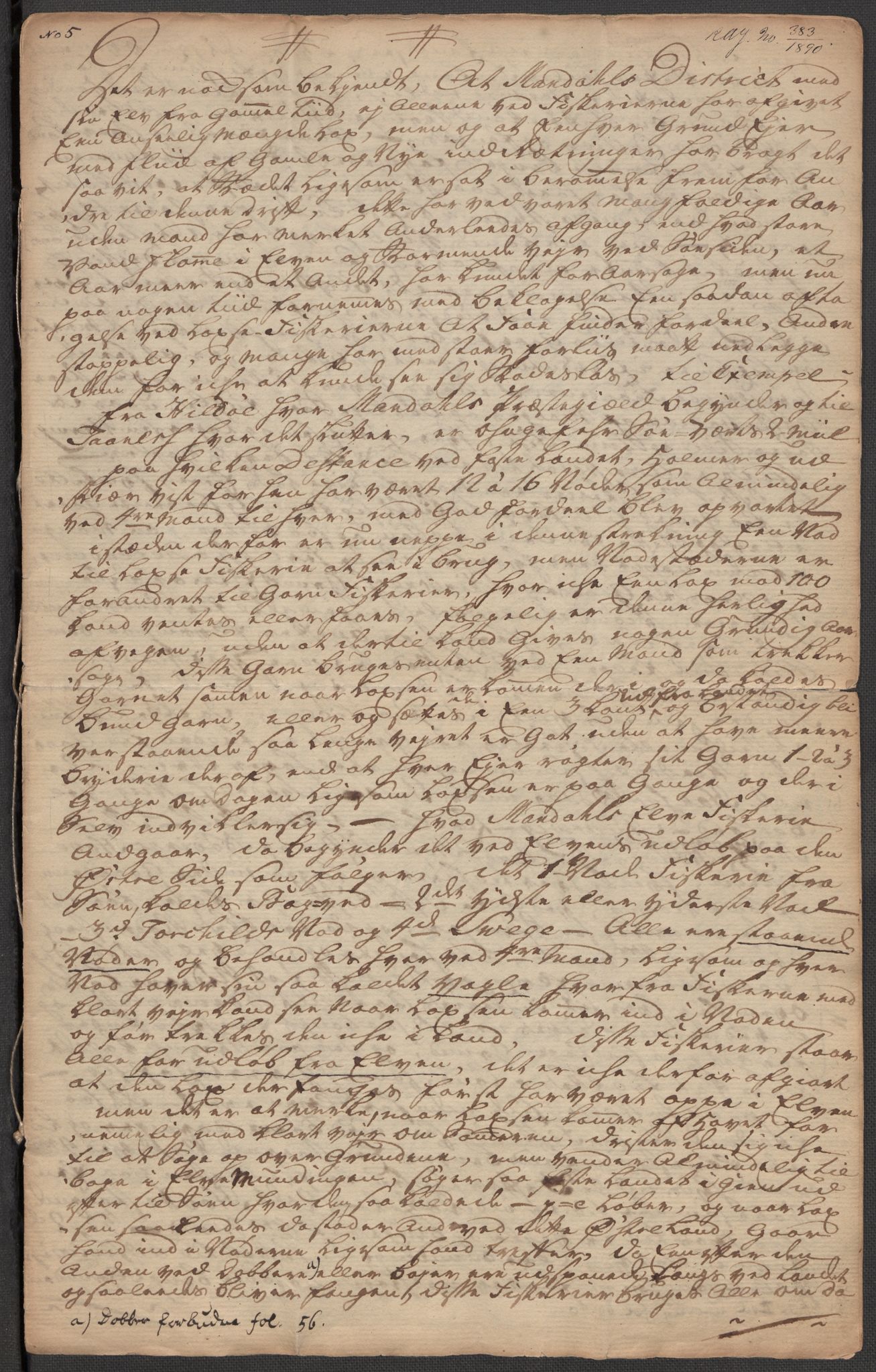 Riksarkivets diplomsamling, RA/EA-5965/F15/L0036: Prestearkiv - Vest-Agder, 1600-1774, p. 15