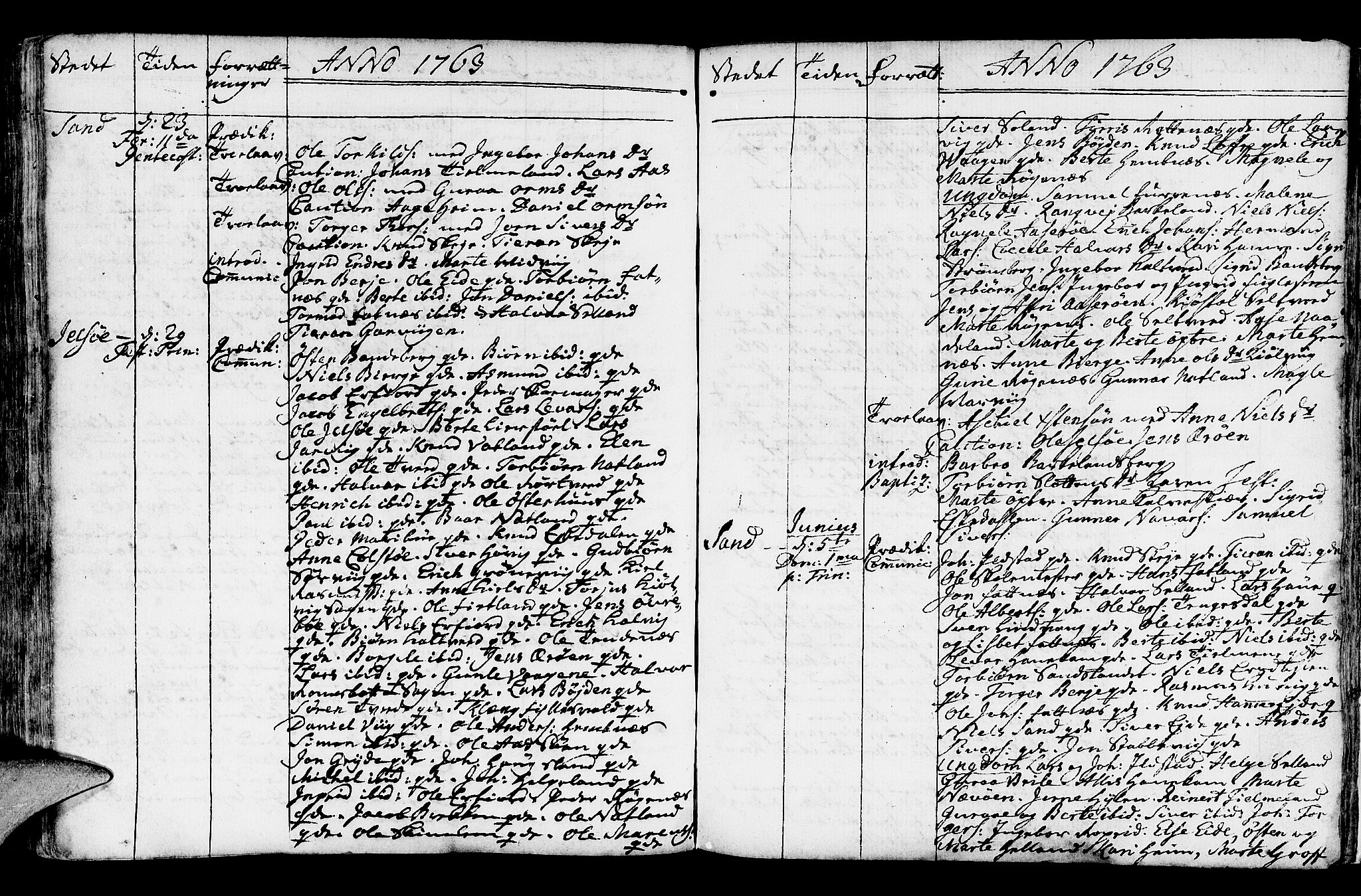 Jelsa sokneprestkontor, AV/SAST-A-101842/01/IV: Parish register (official) no. A 2, 1753-1767