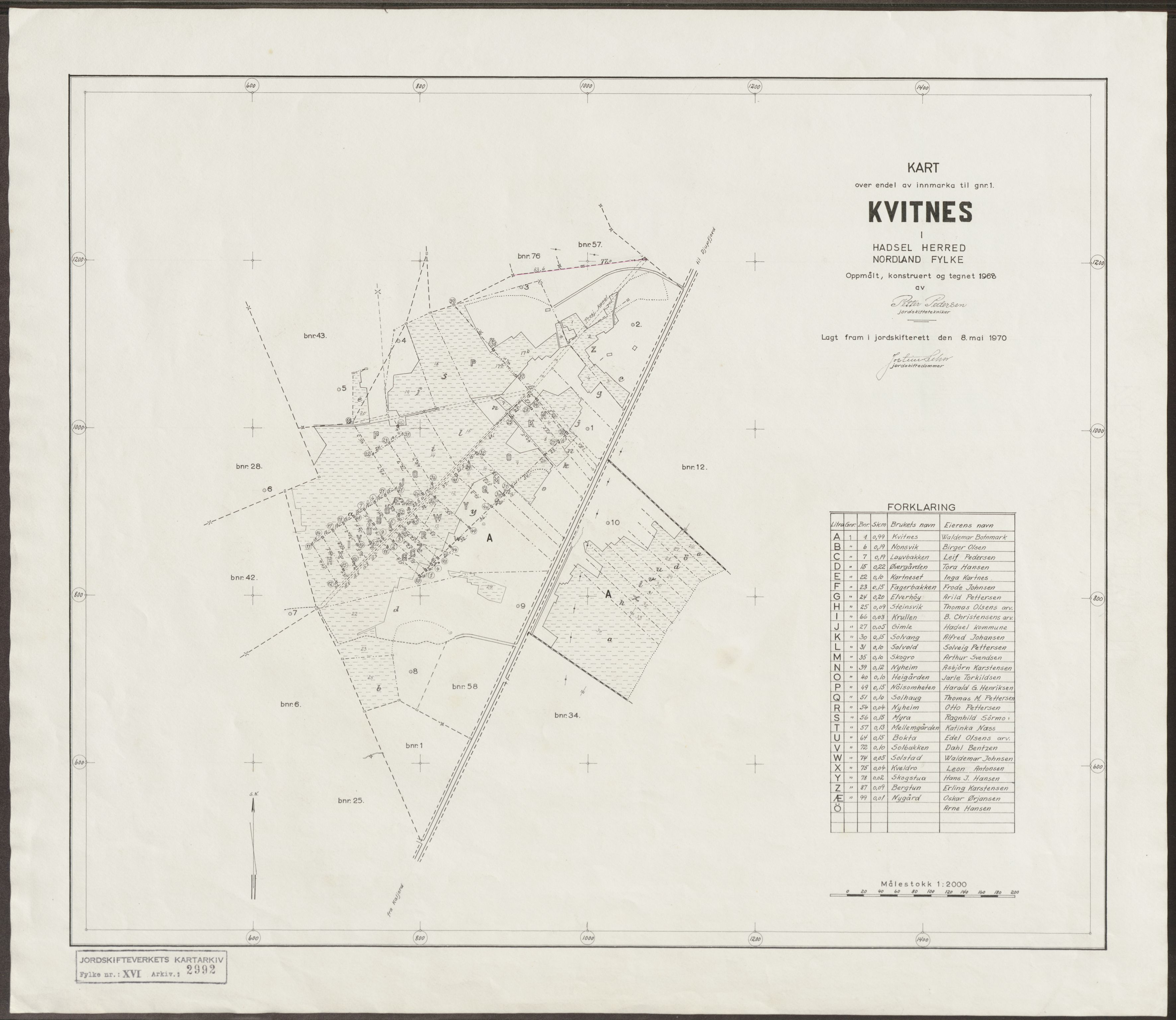 Jordskifteverkets kartarkiv, RA/S-3929/T, 1859-1988, p. 3904