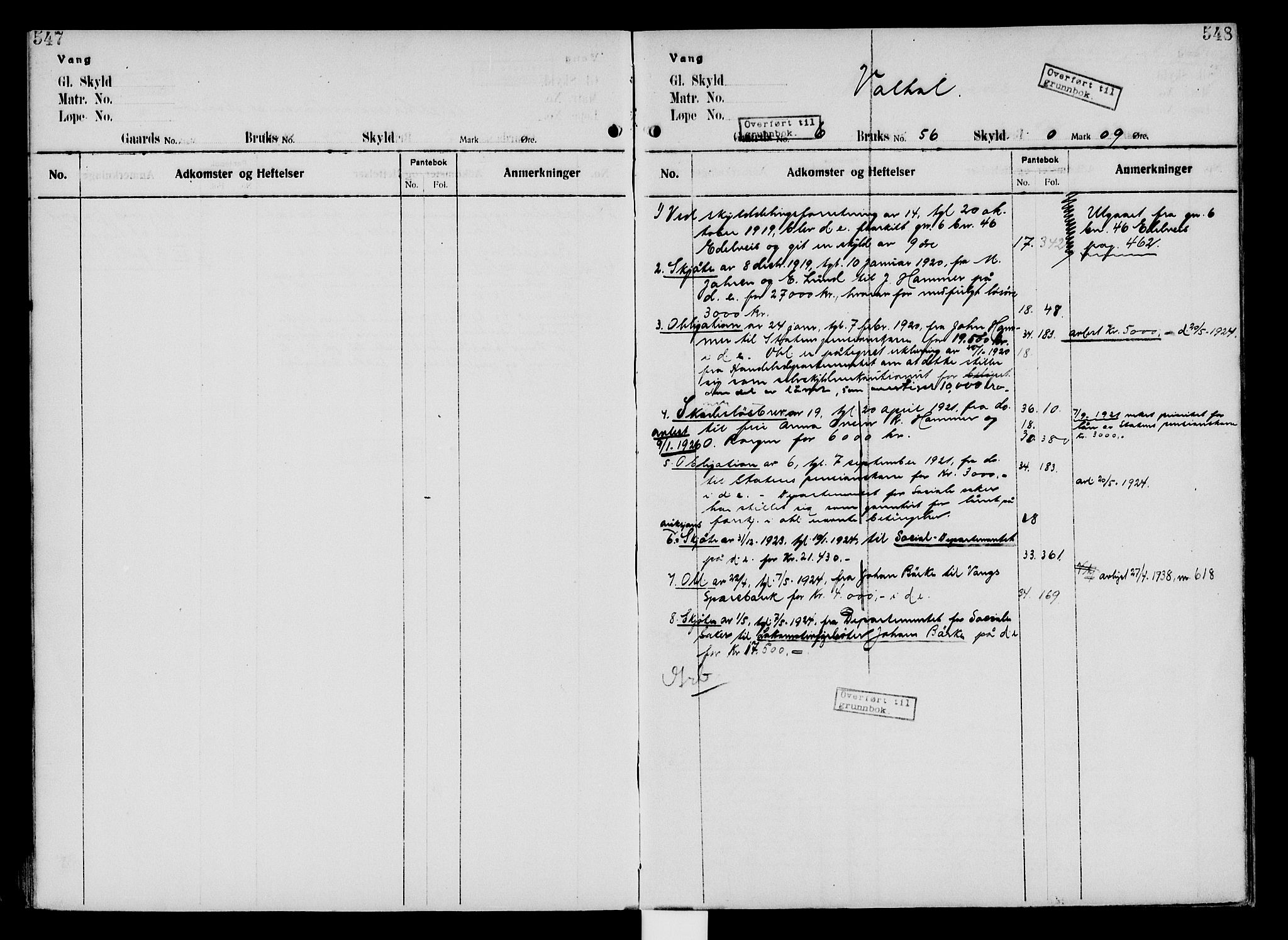 Nord-Hedmark sorenskriveri, AV/SAH-TING-012/H/Ha/Had/Hade/L0005: Mortgage register no. 4.5, 1916-1940, p. 547-548