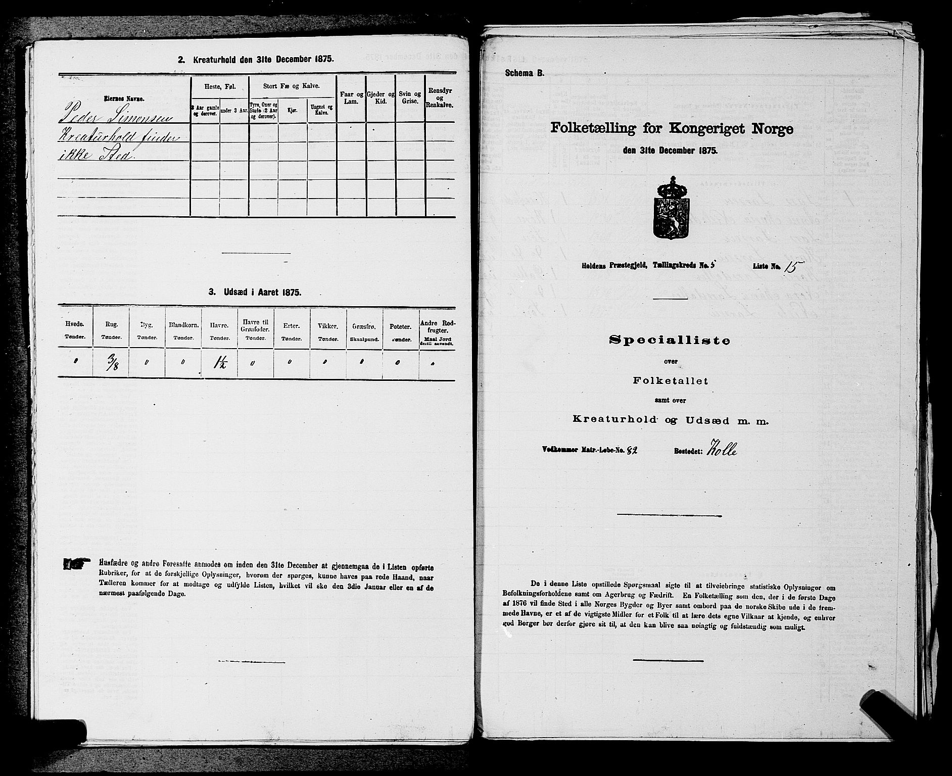 SAKO, 1875 census for 0819P Holla, 1875, p. 634