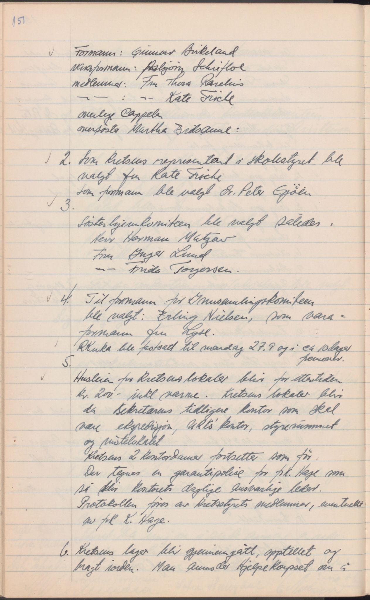 Trondheim Røde Kors, TRKO/PA-1204/A/Aa/L0003: Møtebok, 1942-1952, p. 154