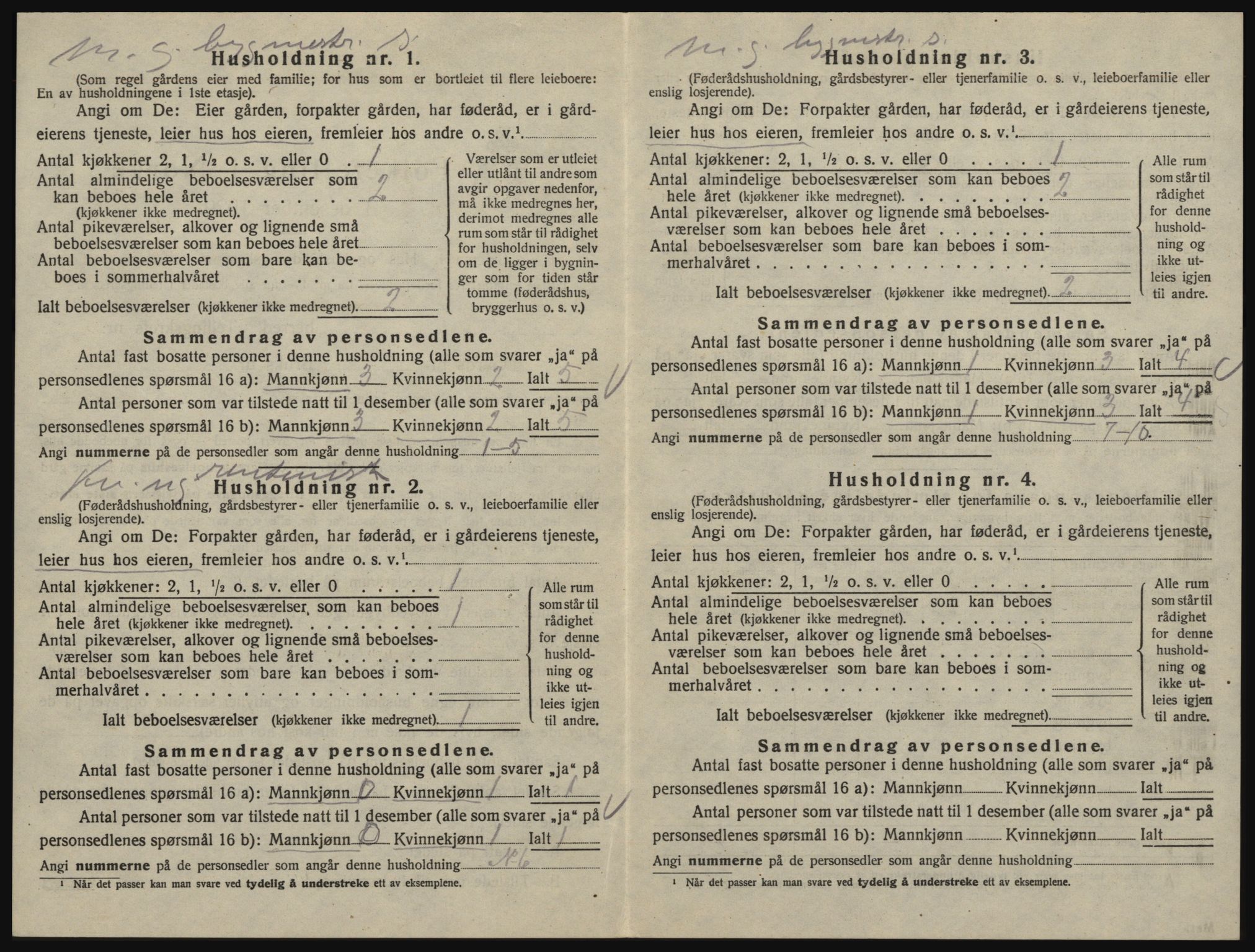 SAO, 1920 census for Glemmen, 1920, p. 1810
