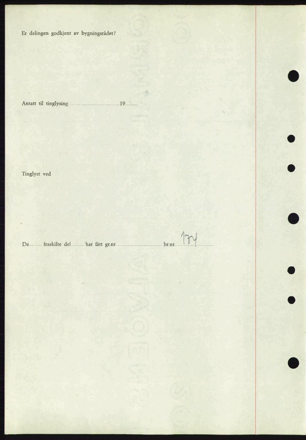 Tønsberg sorenskriveri, AV/SAKO-A-130/G/Ga/Gaa/L0013: Mortgage book no. A13, 1943-1943, Diary no: : 2118/1943