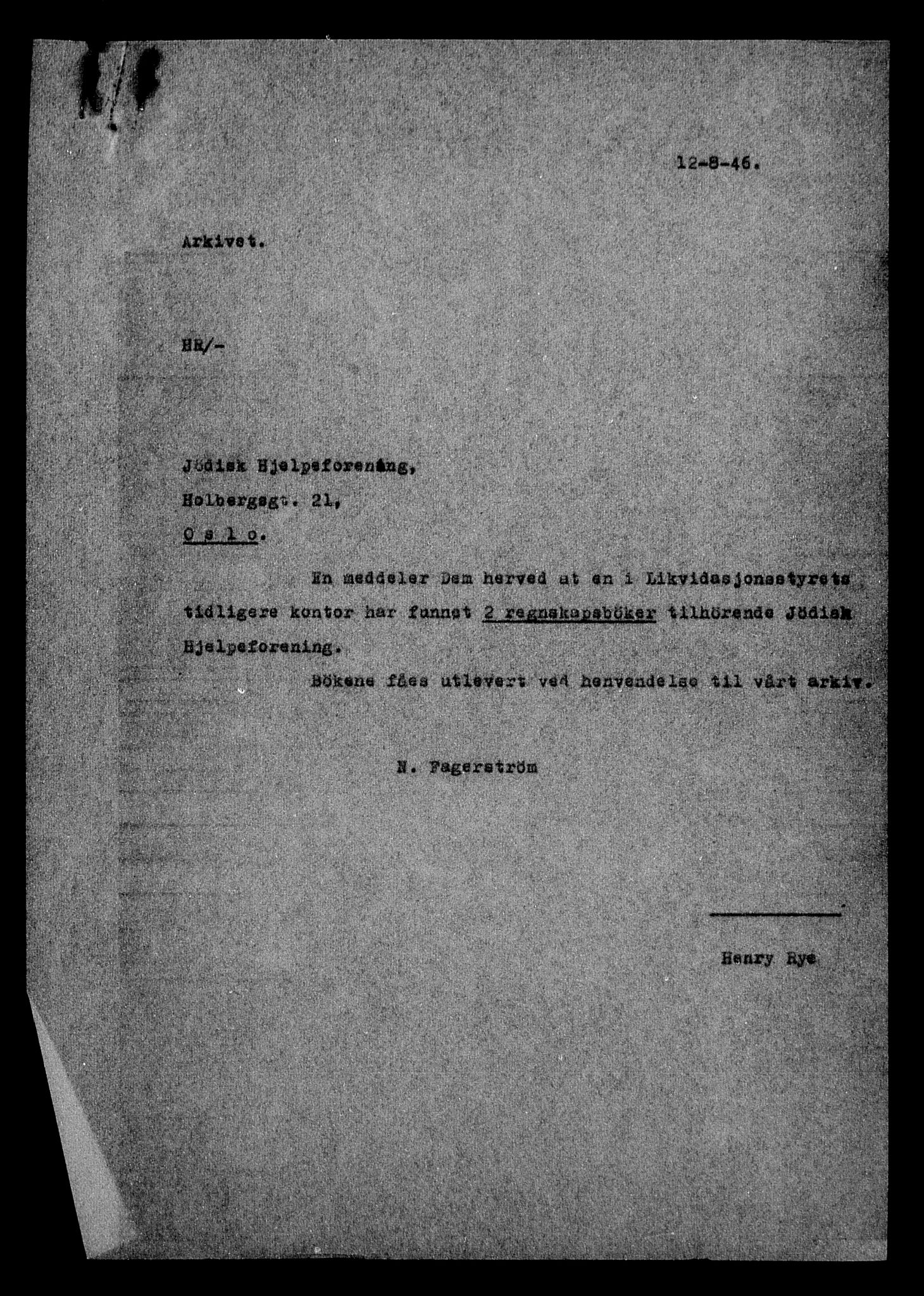 Justisdepartementet, Tilbakeføringskontoret for inndratte formuer, AV/RA-S-1564/H/Hc/Hcc/L0930: --, 1945-1947, p. 95