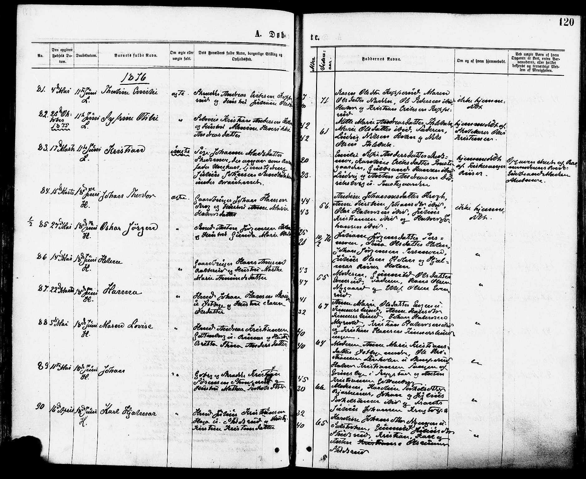 Høland prestekontor Kirkebøker, AV/SAO-A-10346a/F/Fa/L0012.a: Parish register (official) no. I 12A, 1869-1879, p. 120