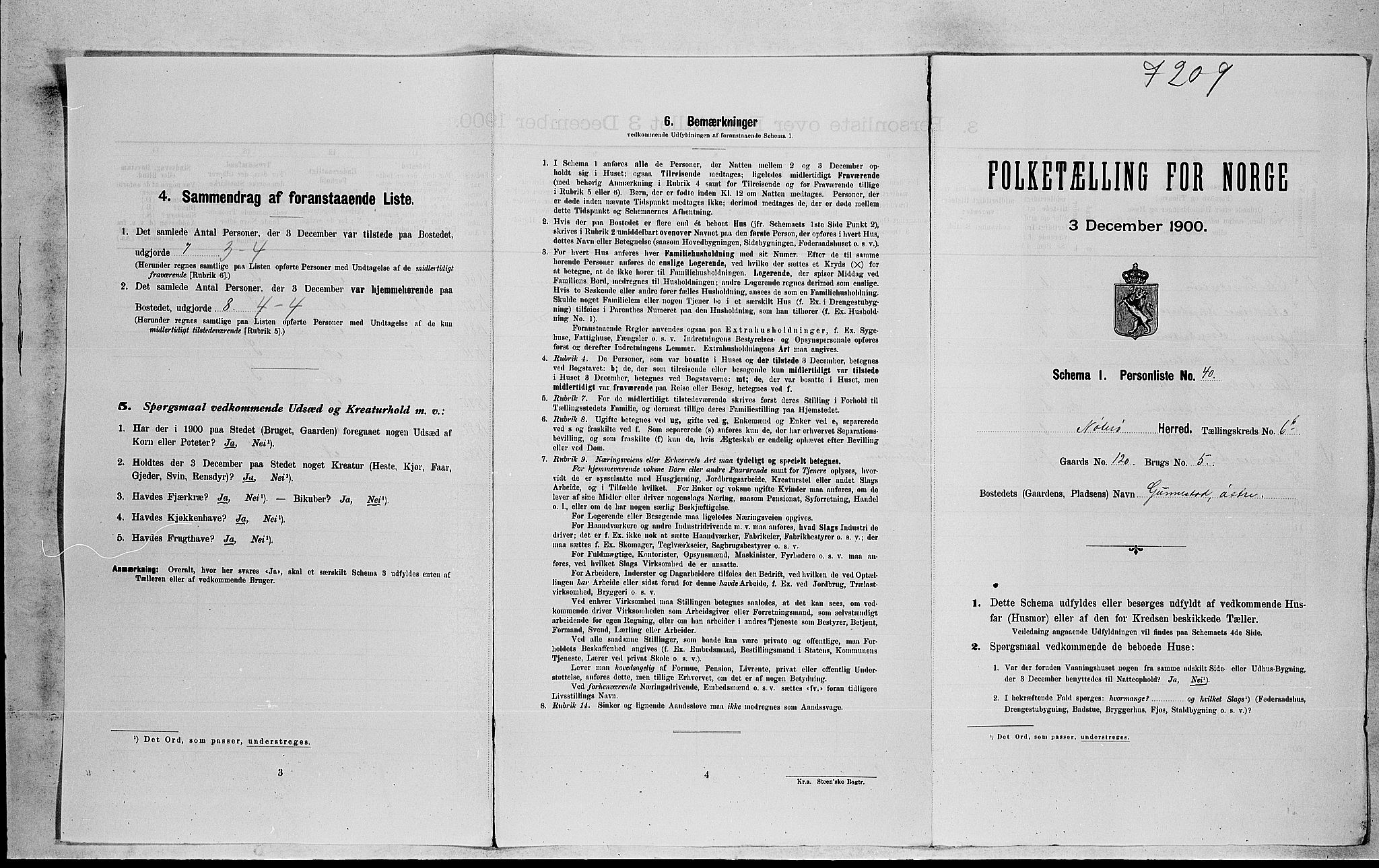 RA, 1900 census for Nøtterøy, 1900, p. 2015