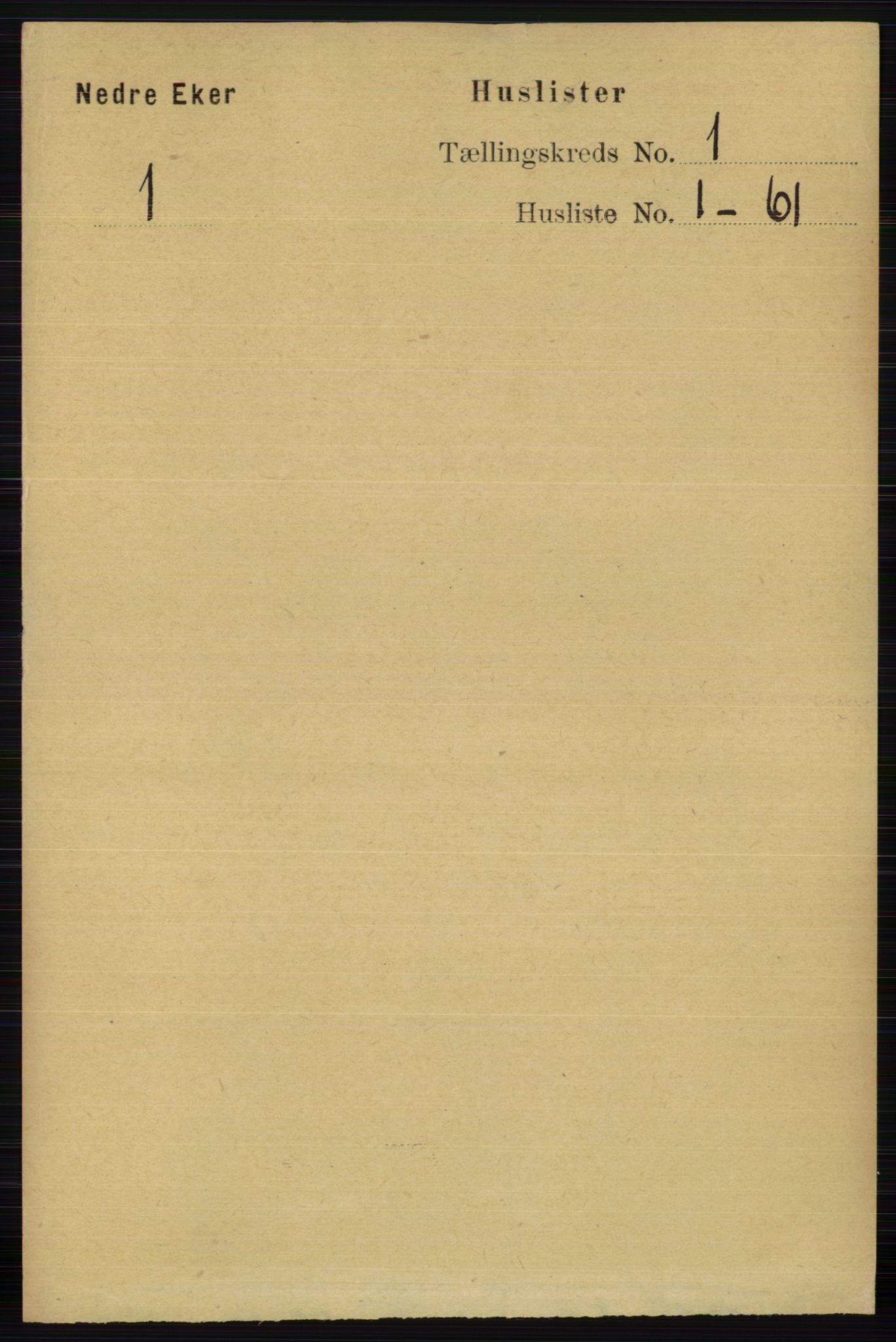 RA, 1891 census for 0625 Nedre Eiker, 1891, p. 24