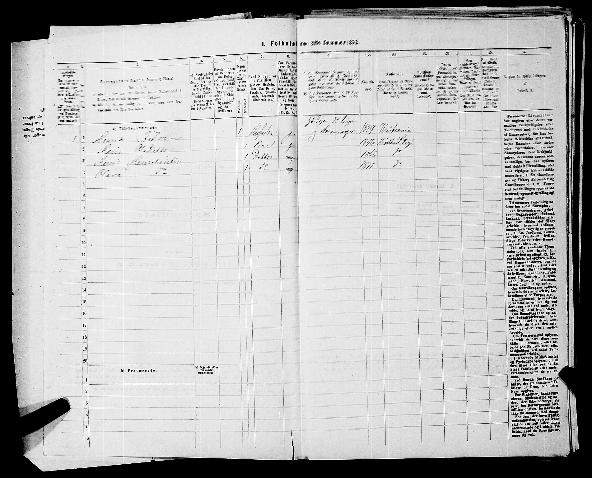 RA, 1875 census for 0212P Kråkstad, 1875, p. 809