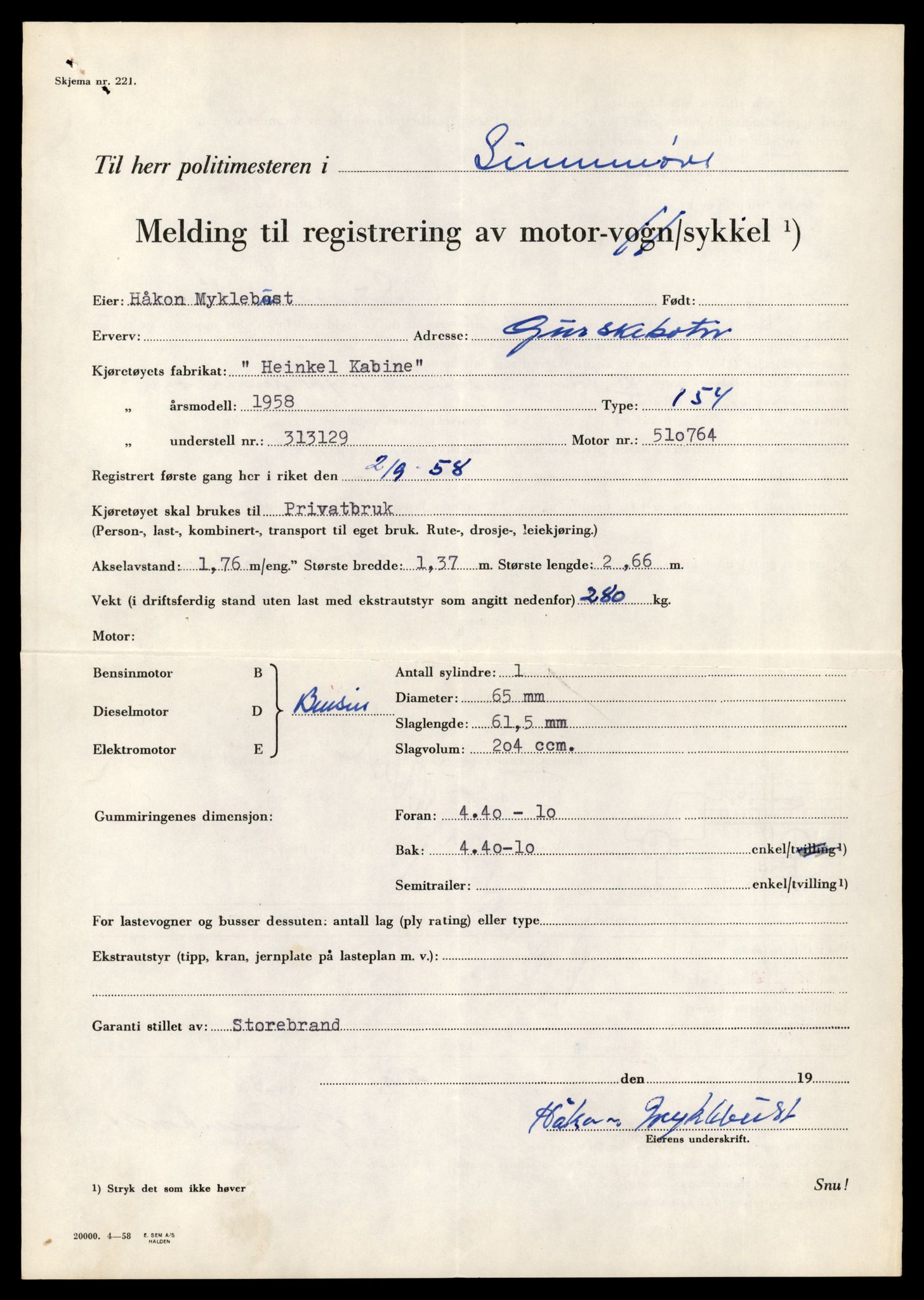 Møre og Romsdal vegkontor - Ålesund trafikkstasjon, AV/SAT-A-4099/F/Fe/L0042: Registreringskort for kjøretøy T 13906 - T 14079, 1927-1998, p. 19