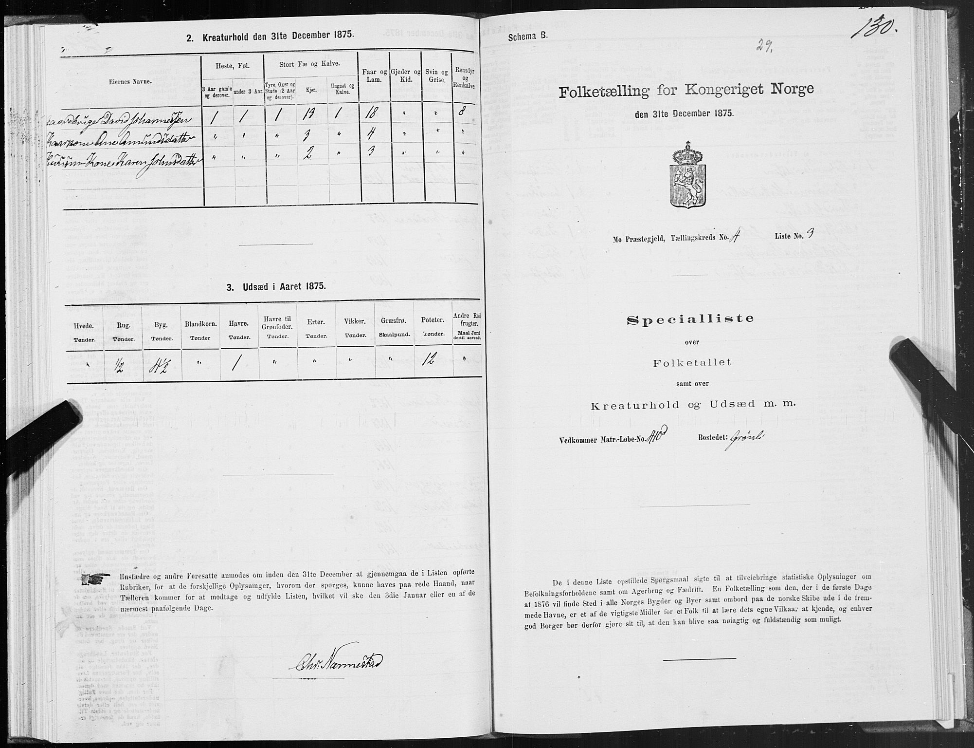 SAT, 1875 census for 1833P Mo, 1875, p. 2130