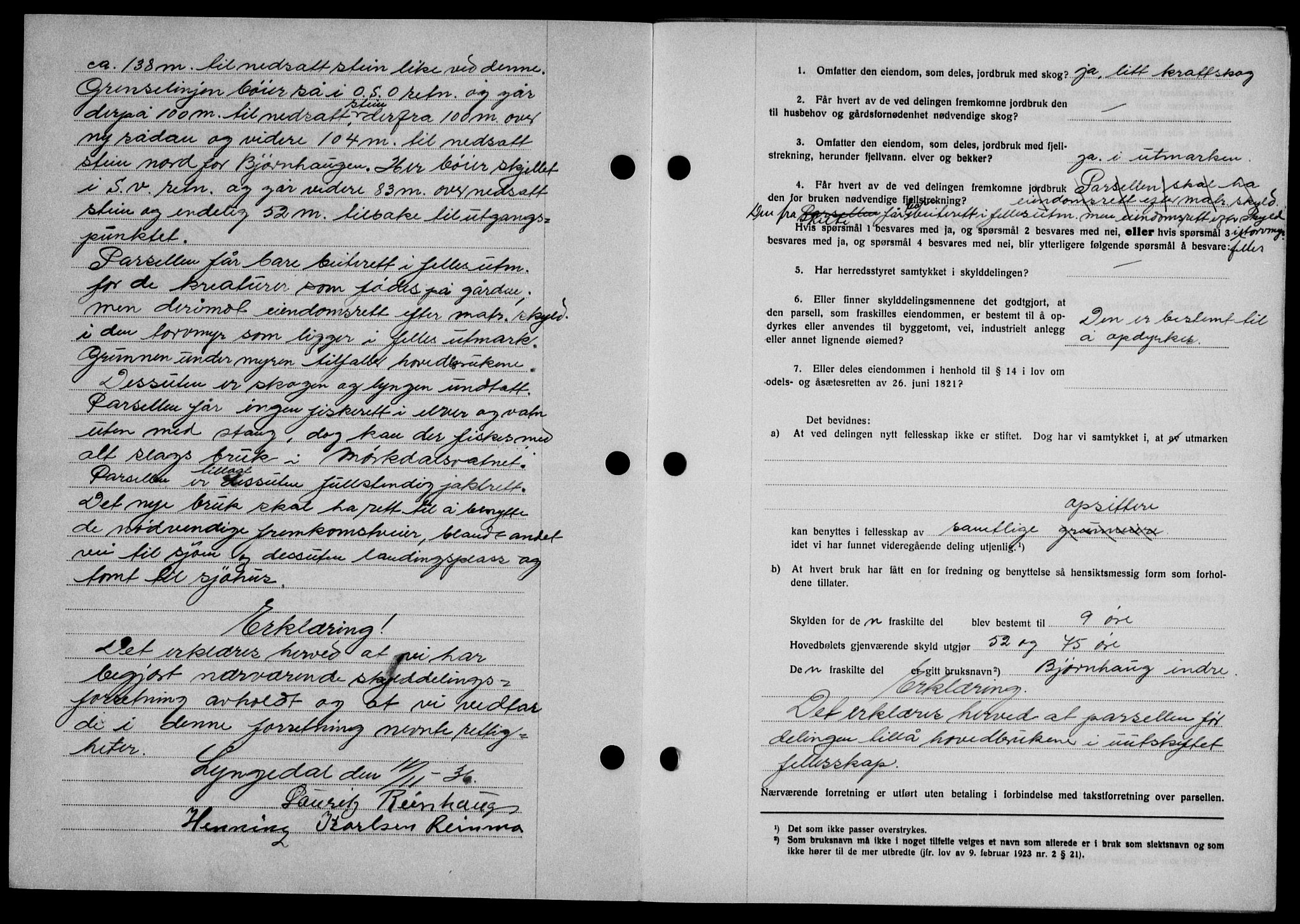 Lofoten sorenskriveri, SAT/A-0017/1/2/2C/L0001a: Mortgage book no. 1a, 1936-1937, Diary no: : 267/1937
