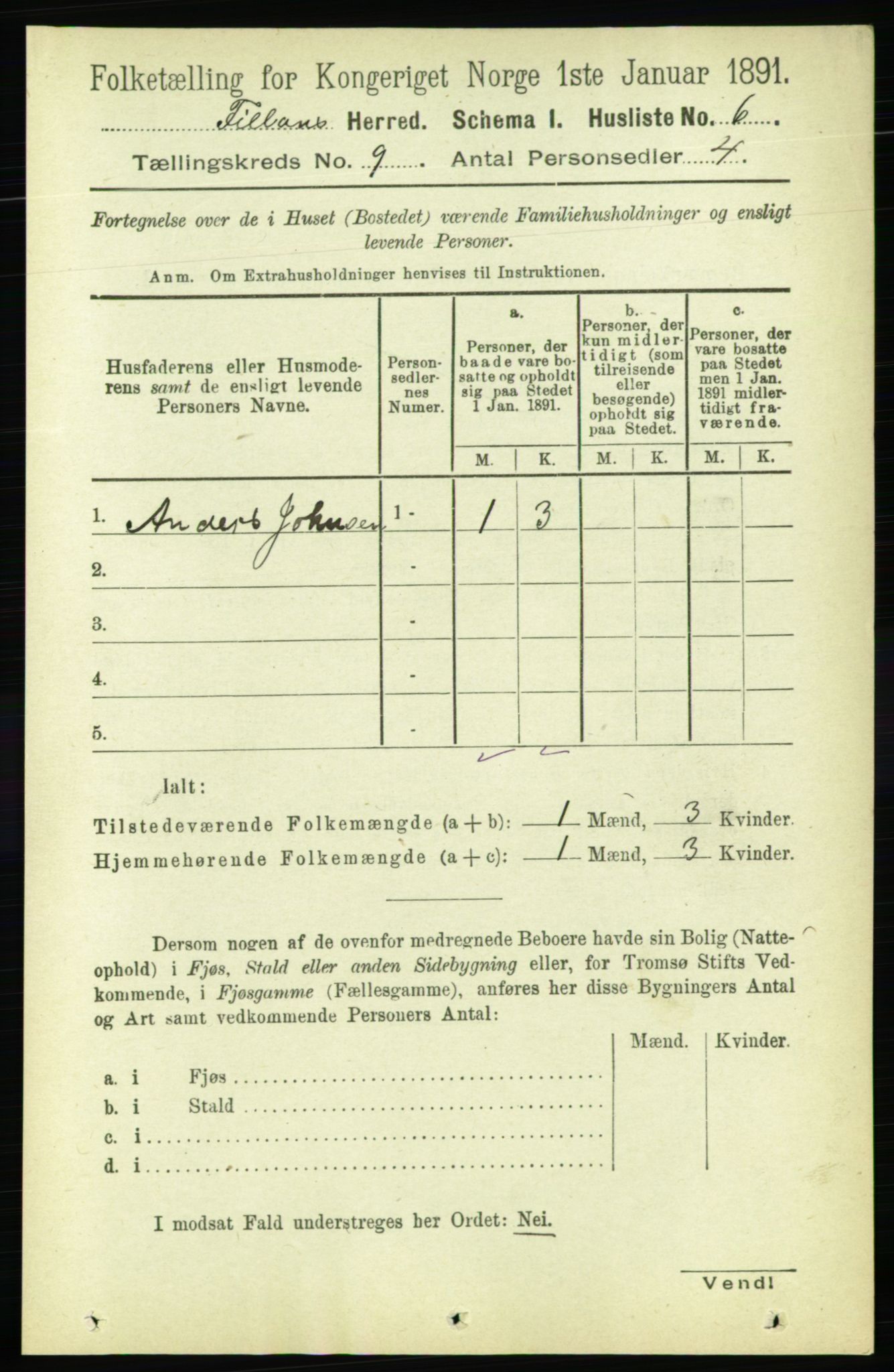 RA, 1891 census for 1616 Fillan, 1891, p. 2561