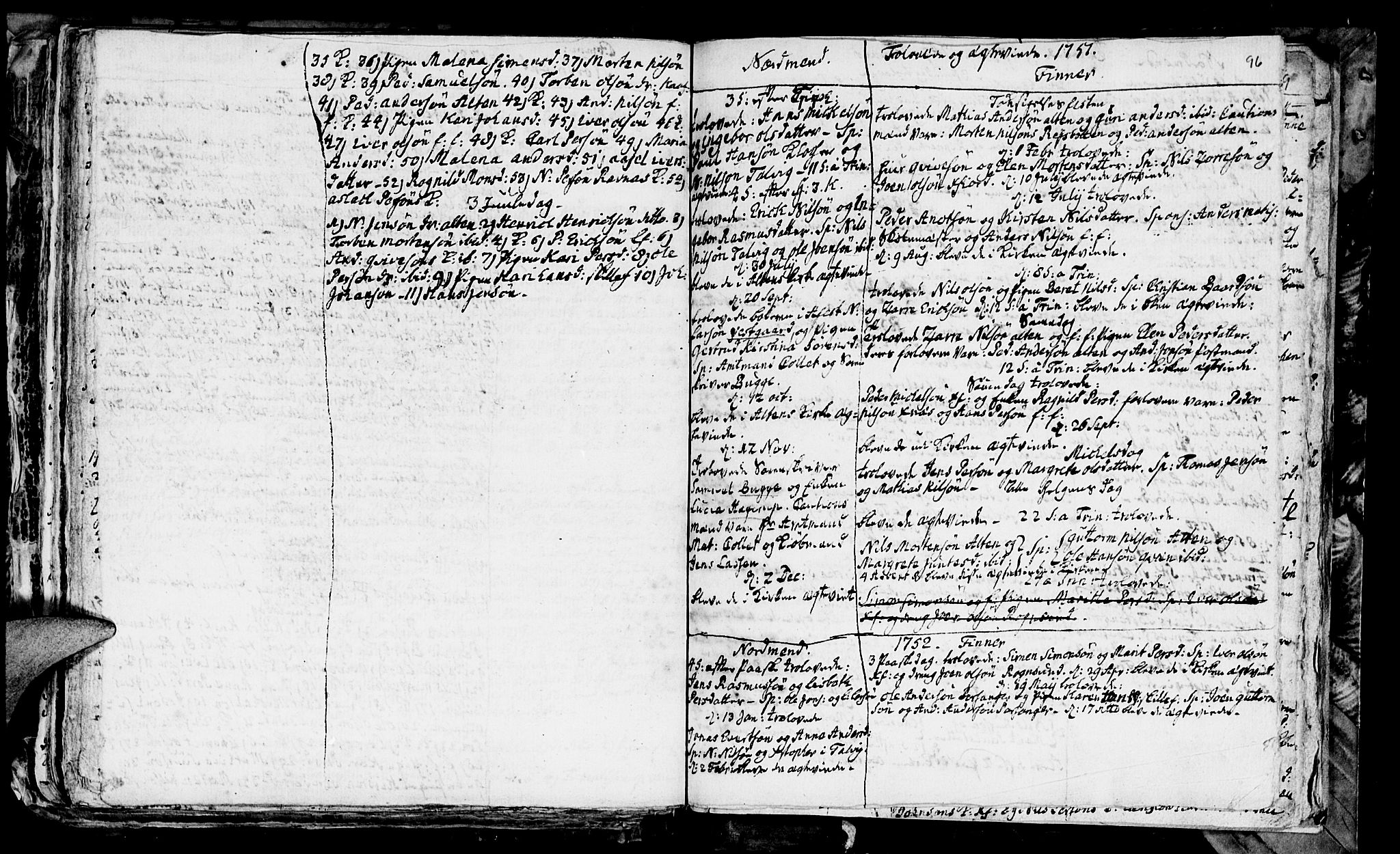 Talvik sokneprestkontor, SATØ/S-1337/H/Ha/L0003kirke: Parish register (official) no. 3, 1735-1752, p. 96