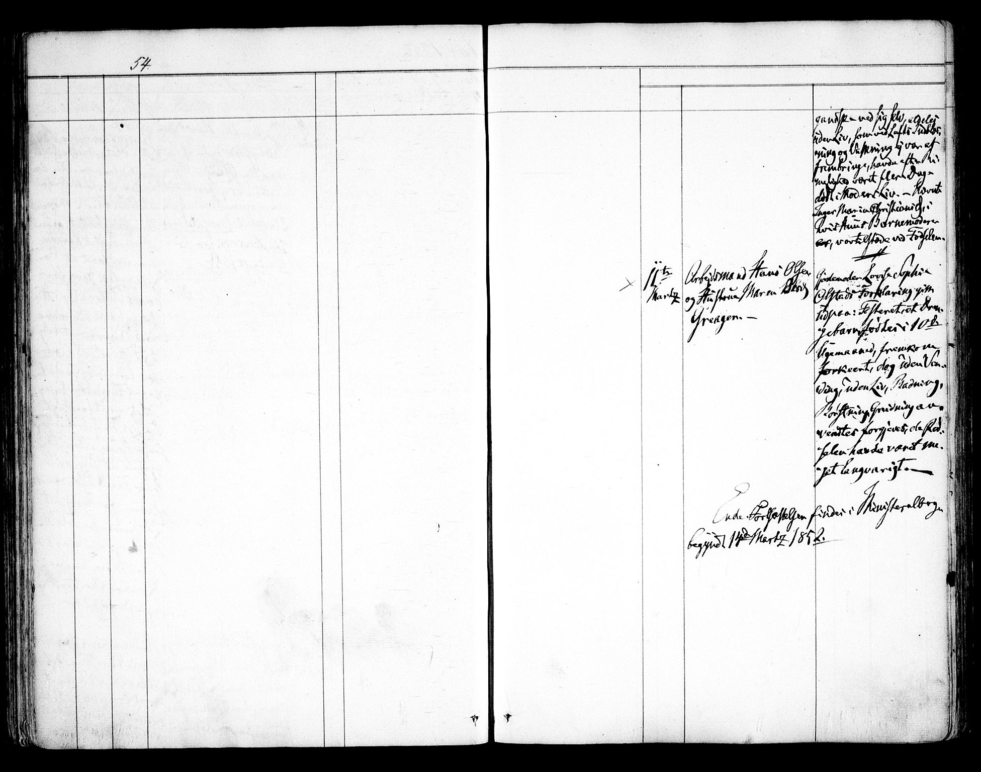 Tune prestekontor Kirkebøker, SAO/A-2007/F/Fa/L0010b: Parish register (official) no. 10B, 1847-1852, p. 54