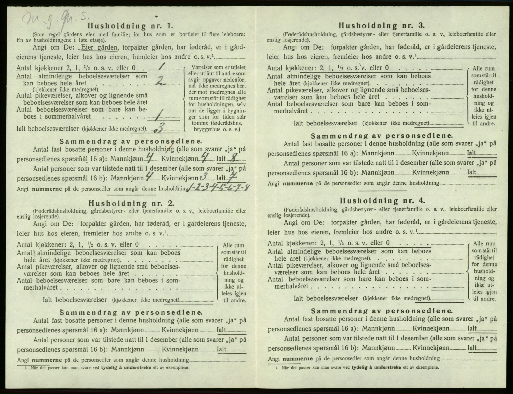 SAB, 1920 census for Sveio, 1920, p. 513