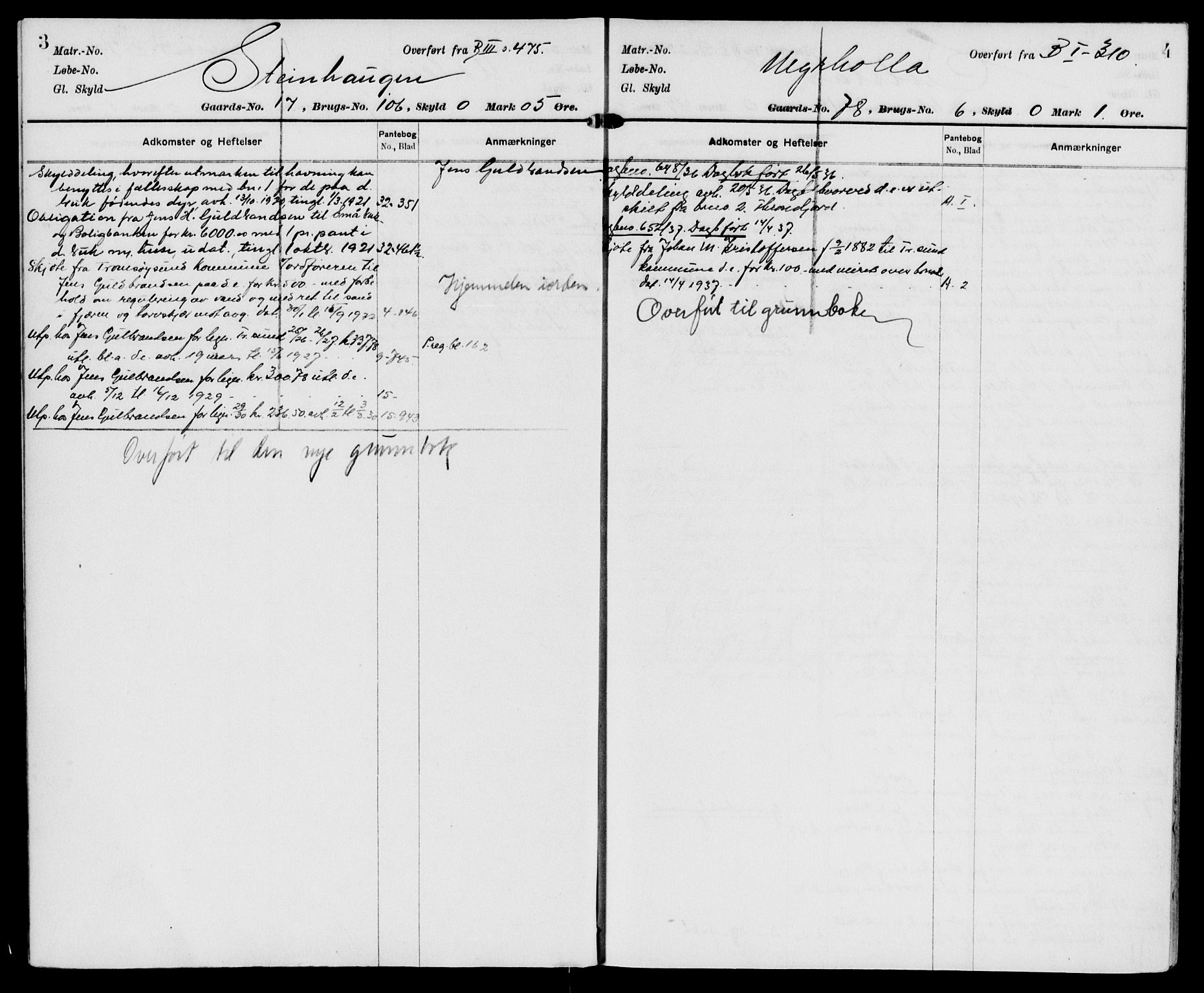 Lyngen sorenskriveri, AV/SATØ-SATØ-0052/1/G/Gc/L0019: Mortgage register no. 19, p. 3-4