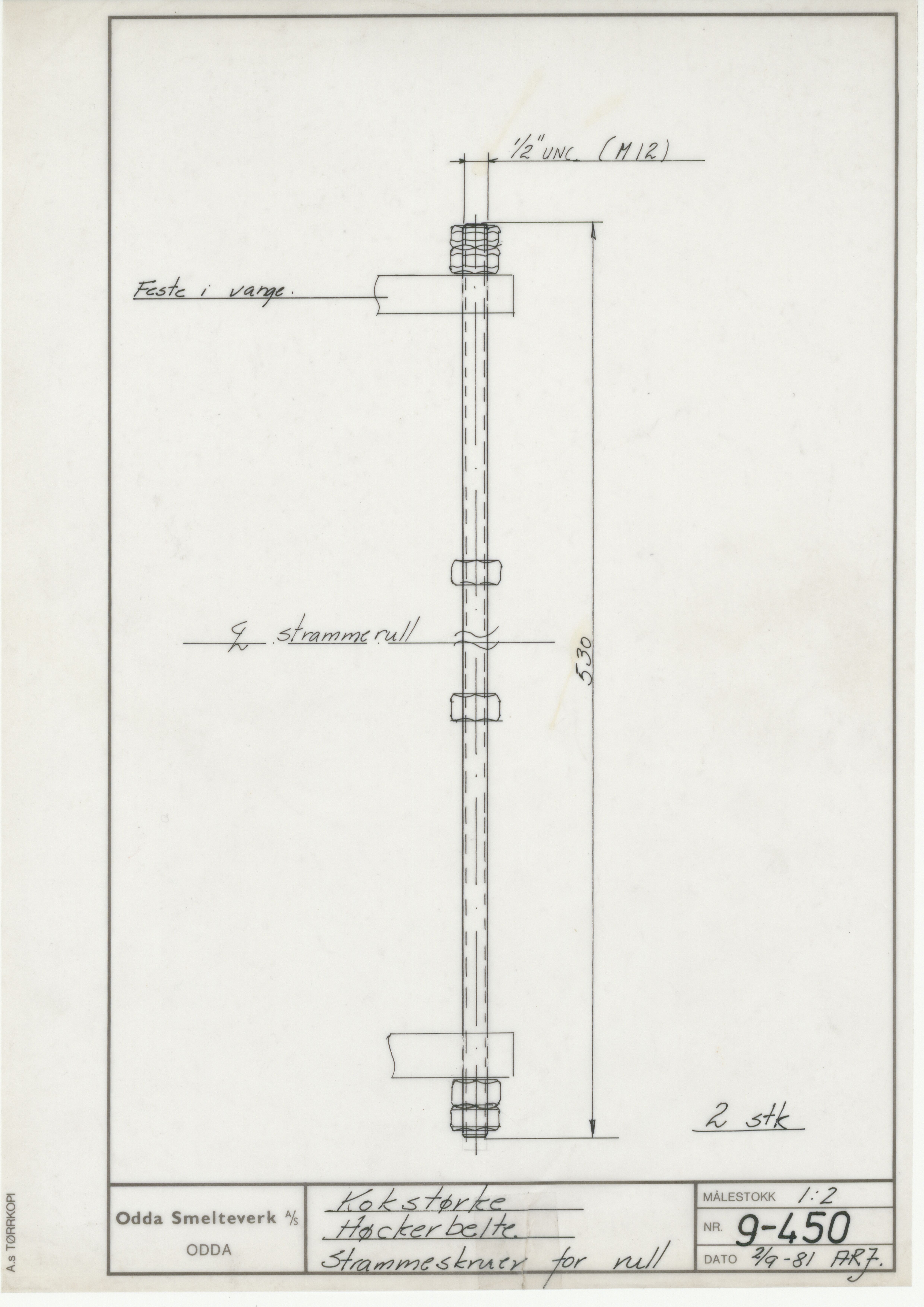 Odda smelteverk AS, KRAM/A-0157.1/T/Td/L0009: Gruppe 9. Blandingsrom og kokstørker, 1920-1970, p. 708