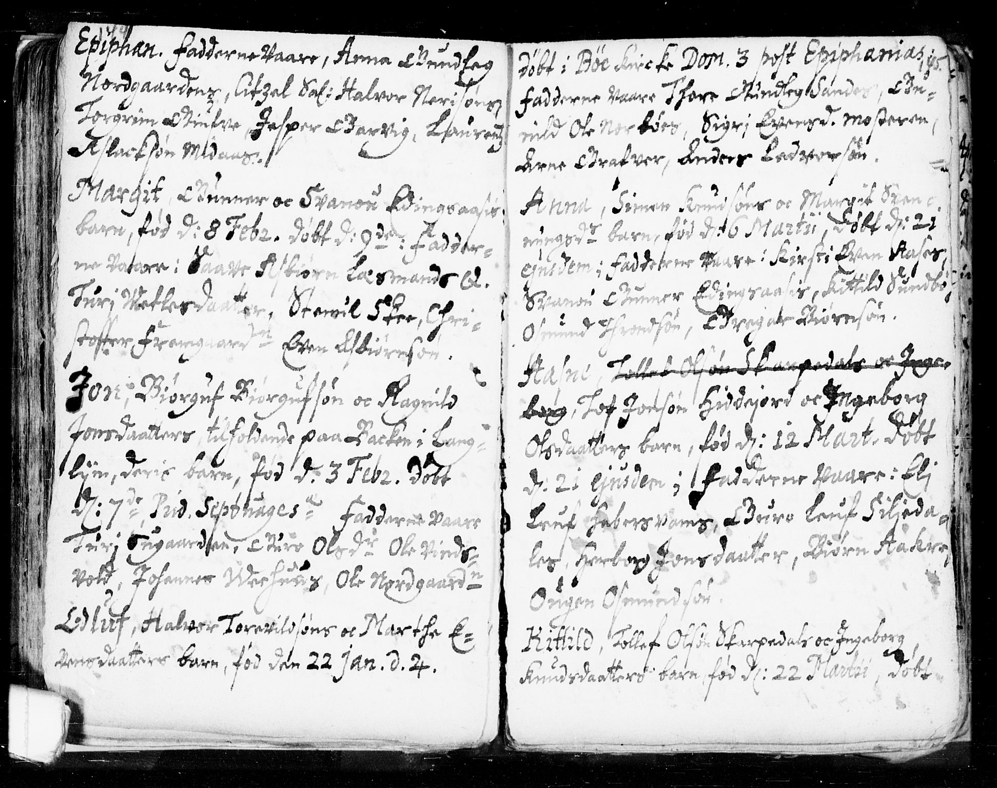 Seljord kirkebøker, SAKO/A-20/F/Fa/L0002: Parish register (official) no. I 2, 1689-1713, p. 144-145