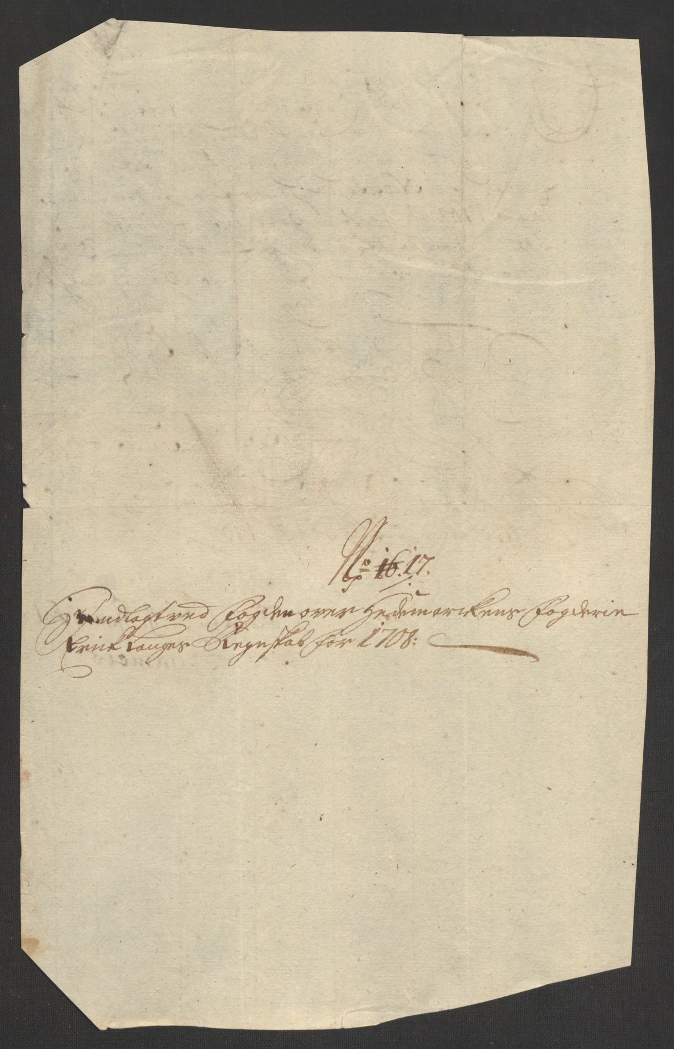 Rentekammeret inntil 1814, Reviderte regnskaper, Fogderegnskap, RA/EA-4092/R16/L1044: Fogderegnskap Hedmark, 1708, p. 301