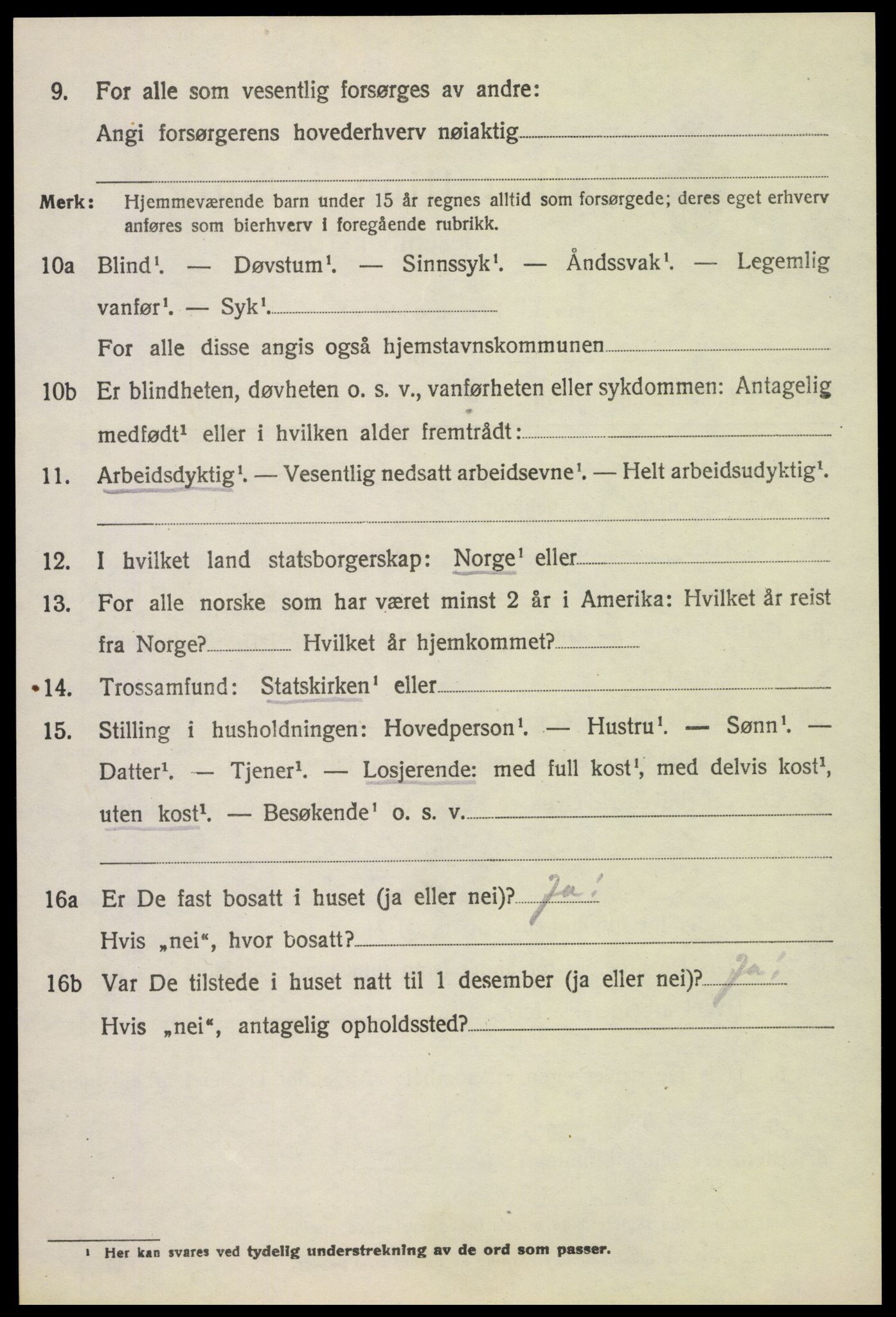 SAH, 1920 census for Stange, 1920, p. 12504