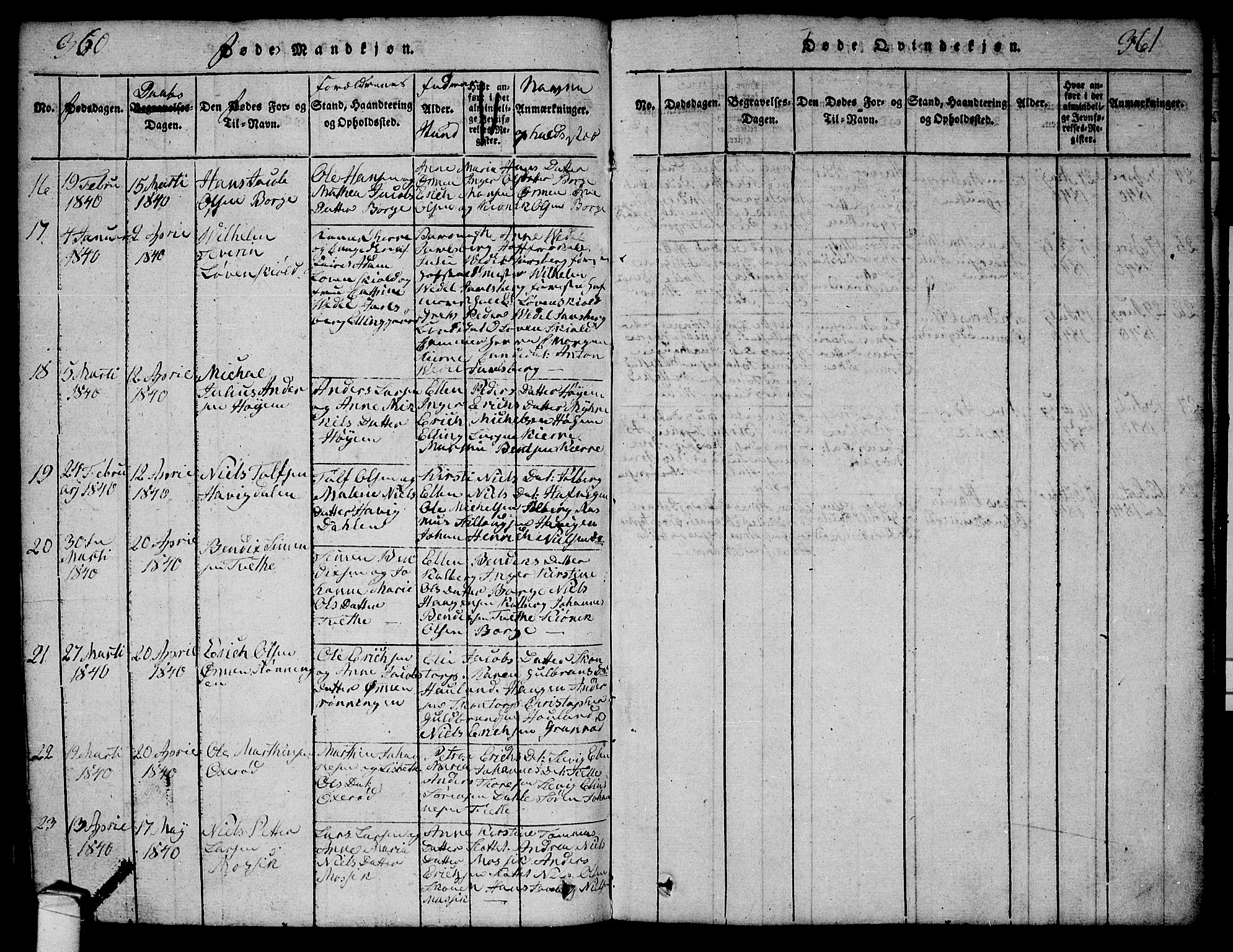 Onsøy prestekontor Kirkebøker, SAO/A-10914/G/Ga/L0001: Parish register (copy) no. I 1, 1814-1840, p. 360-361