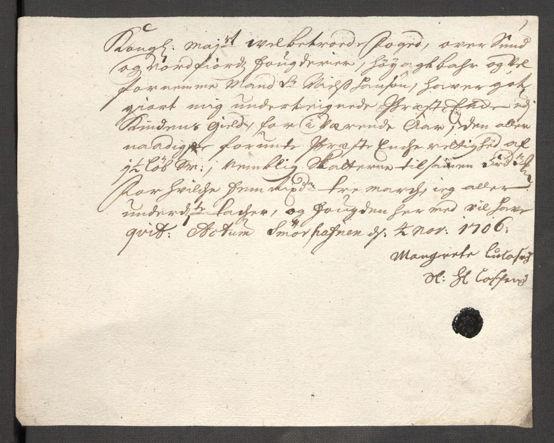 Rentekammeret inntil 1814, Reviderte regnskaper, Fogderegnskap, RA/EA-4092/R53/L3430: Fogderegnskap Sunn- og Nordfjord, 1706-1707, p. 160