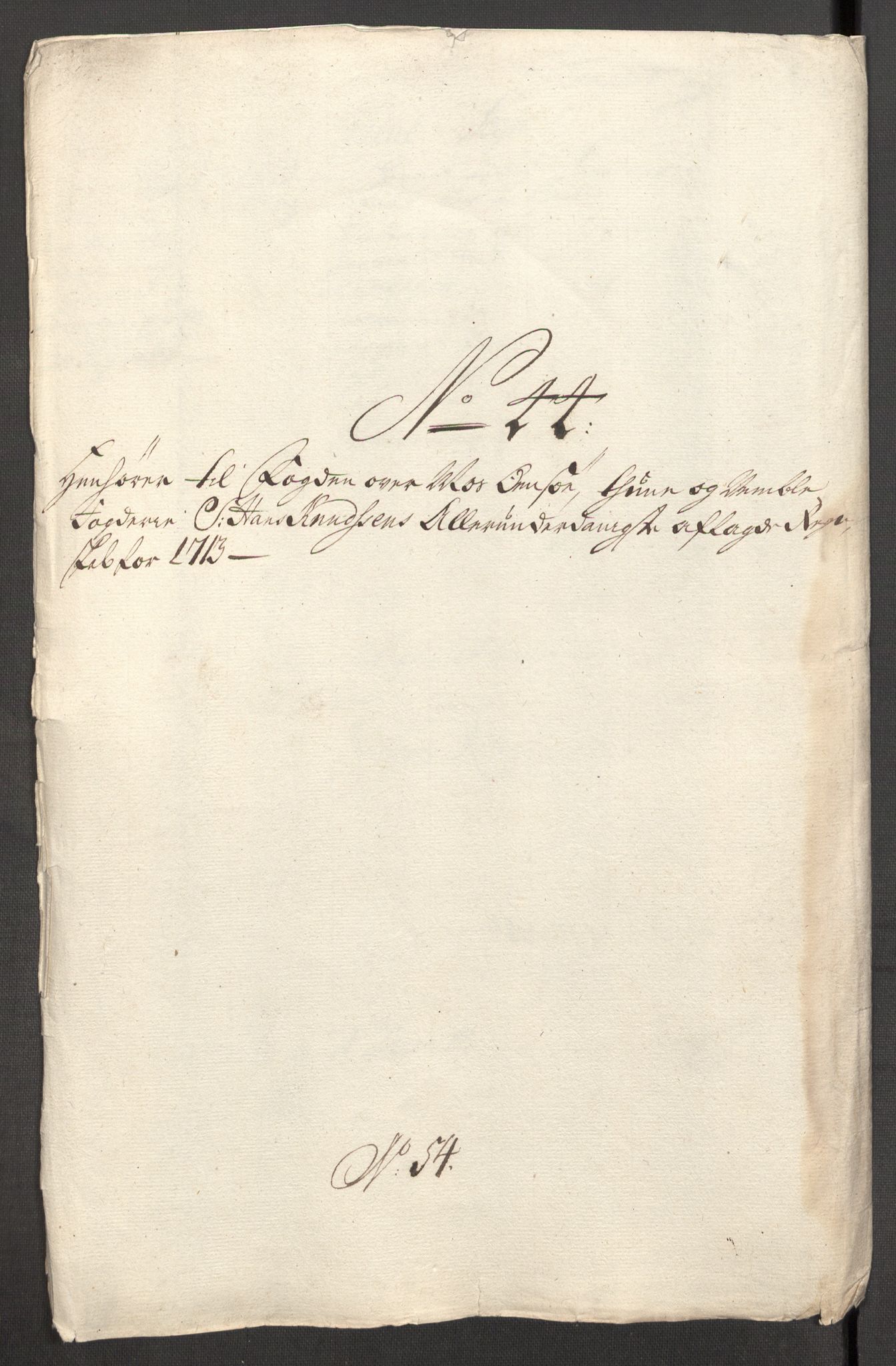 Rentekammeret inntil 1814, Reviderte regnskaper, Fogderegnskap, AV/RA-EA-4092/R04/L0138: Fogderegnskap Moss, Onsøy, Tune, Veme og Åbygge, 1713-1714, p. 317