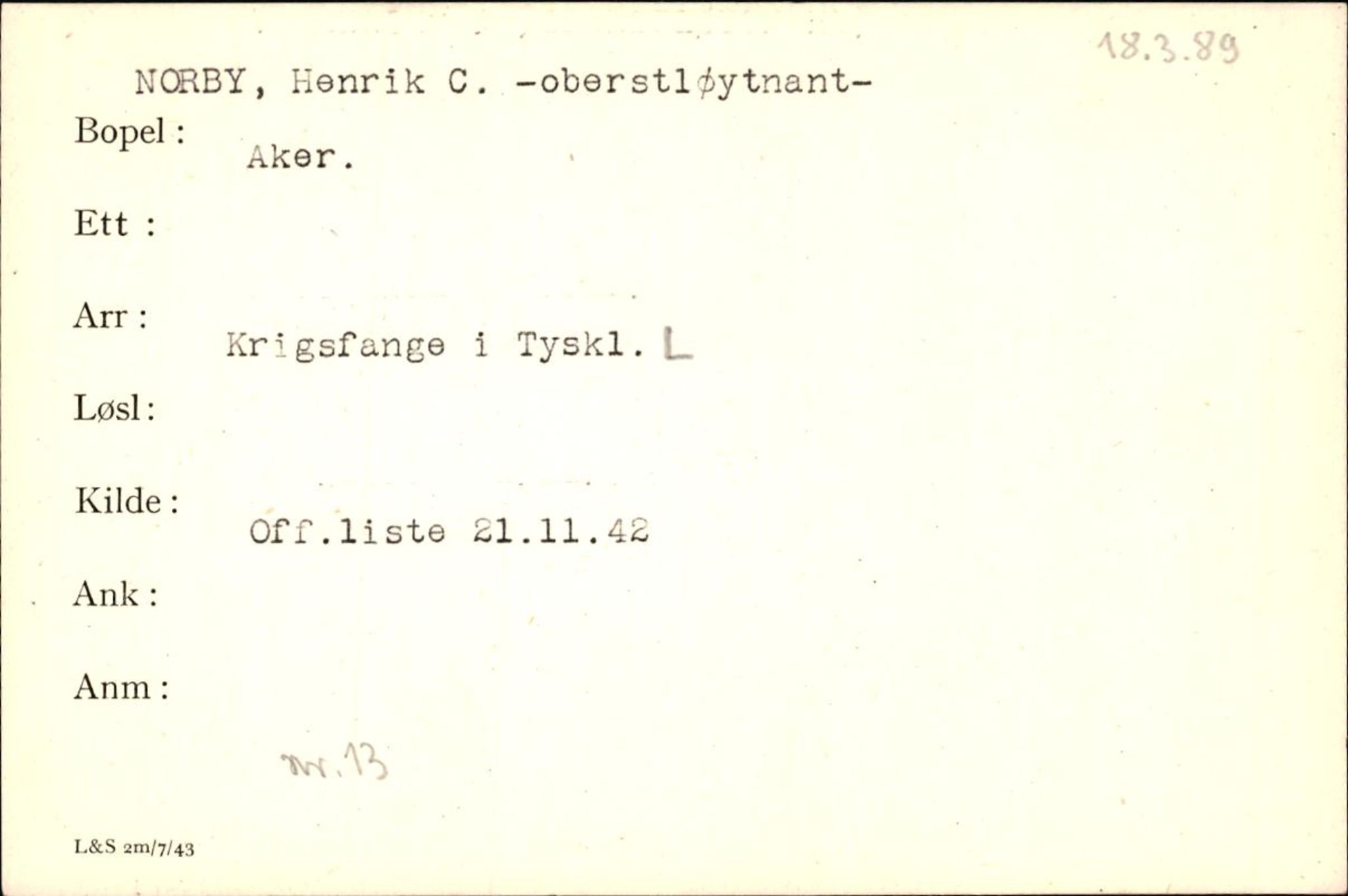 Forsvaret, Forsvarets krigshistoriske avdeling, AV/RA-RAFA-2017/Y/Yf/L0200: II-C-11-2102  -  Norske krigsfanger i Tyskland, 1940-1945, p. 780