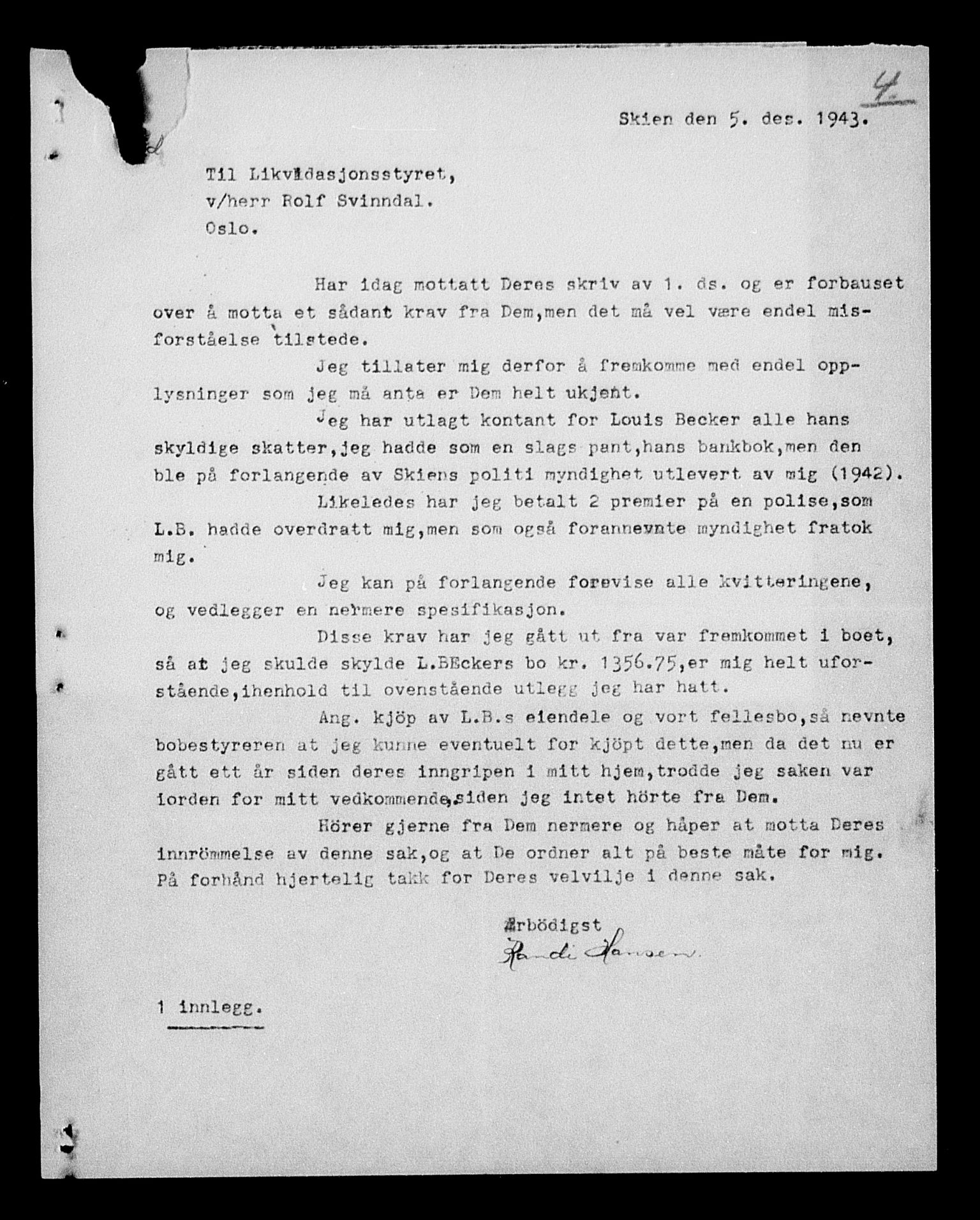 Justisdepartementet, Tilbakeføringskontoret for inndratte formuer, AV/RA-S-1564/H/Hc/Hcd/L0990: --, 1945-1947, p. 530
