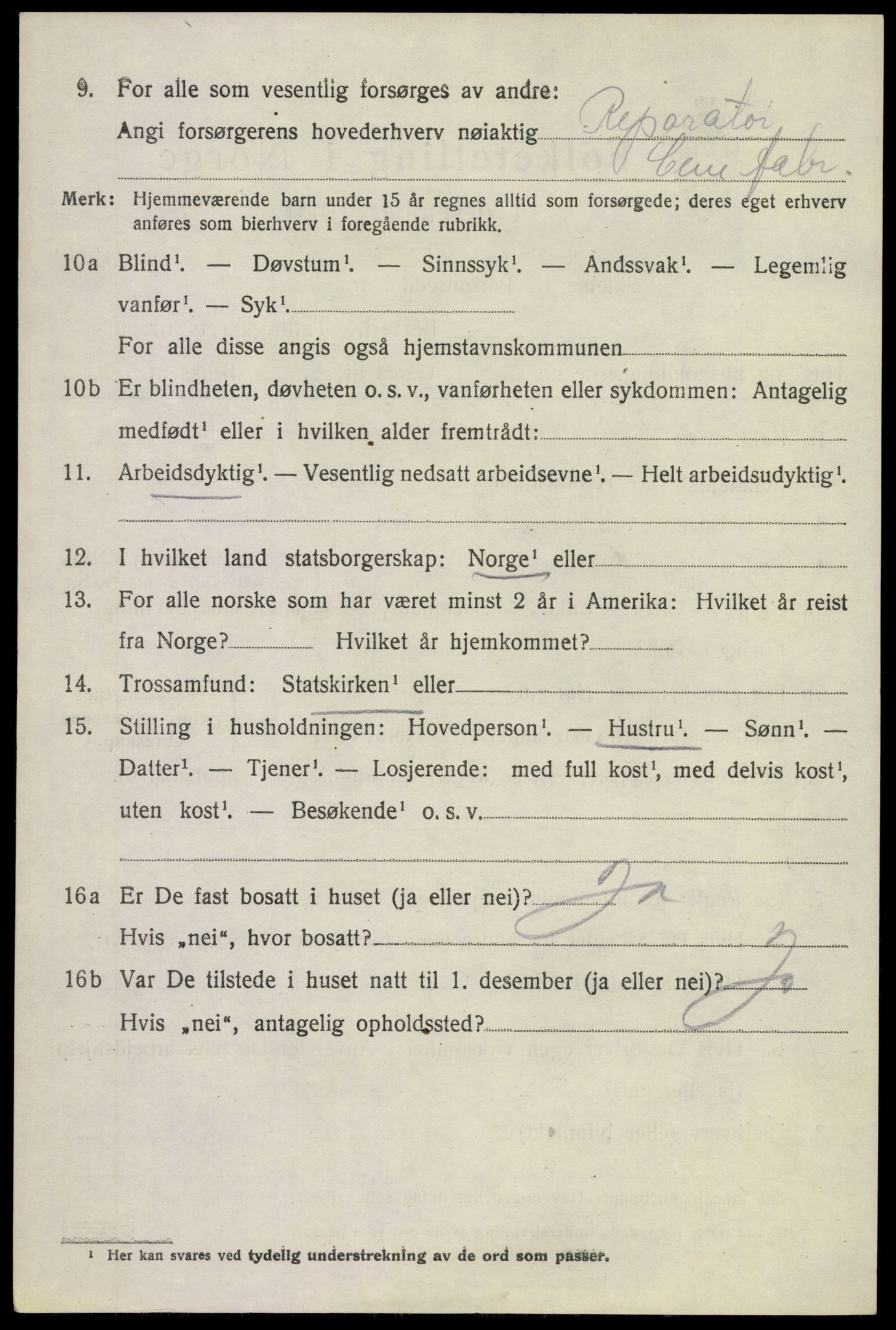 SAKO, 1920 census for Røyken, 1920, p. 9709