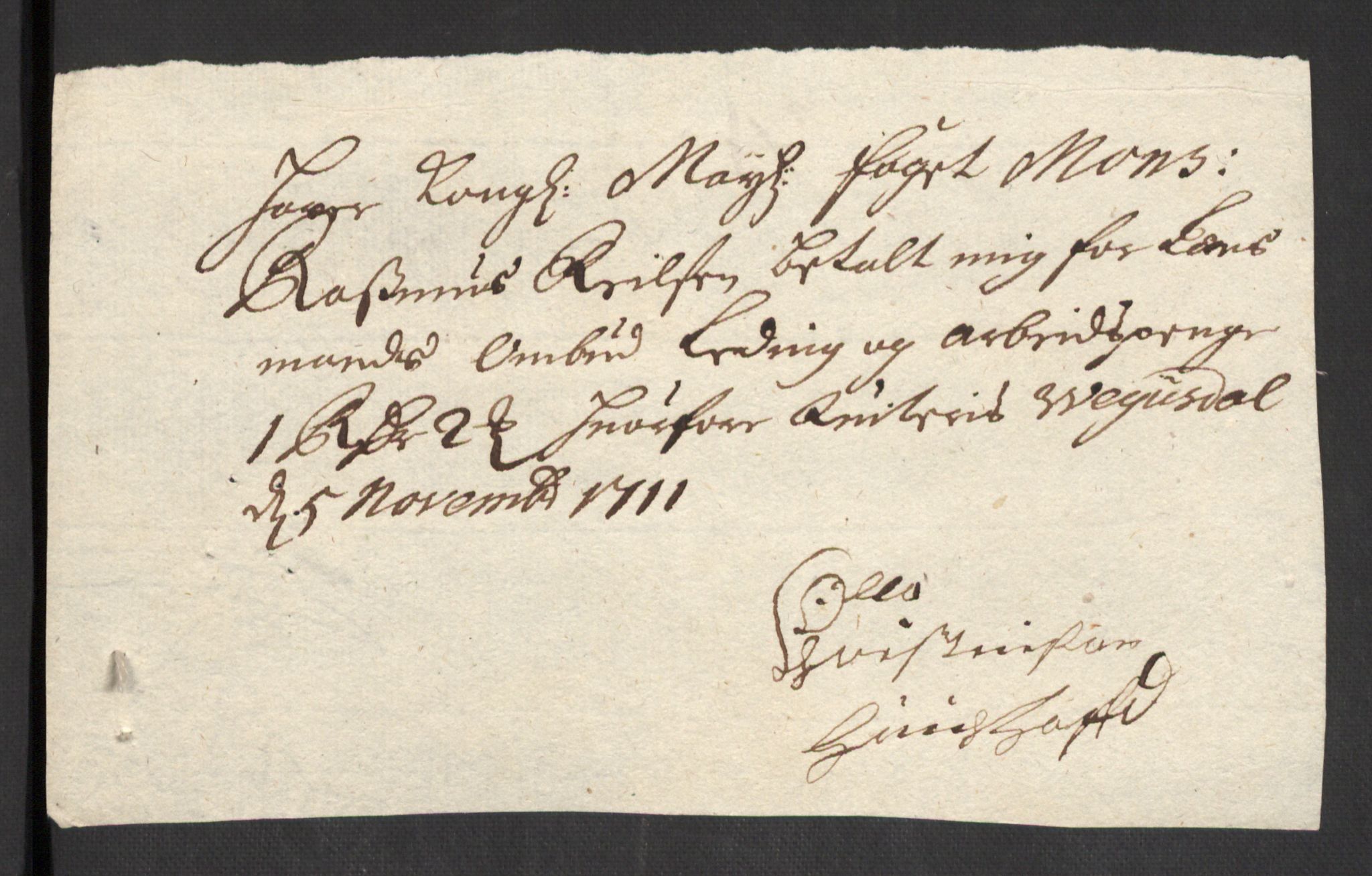 Rentekammeret inntil 1814, Reviderte regnskaper, Fogderegnskap, AV/RA-EA-4092/R40/L2449: Fogderegnskap Råbyggelag, 1709-1711, p. 310