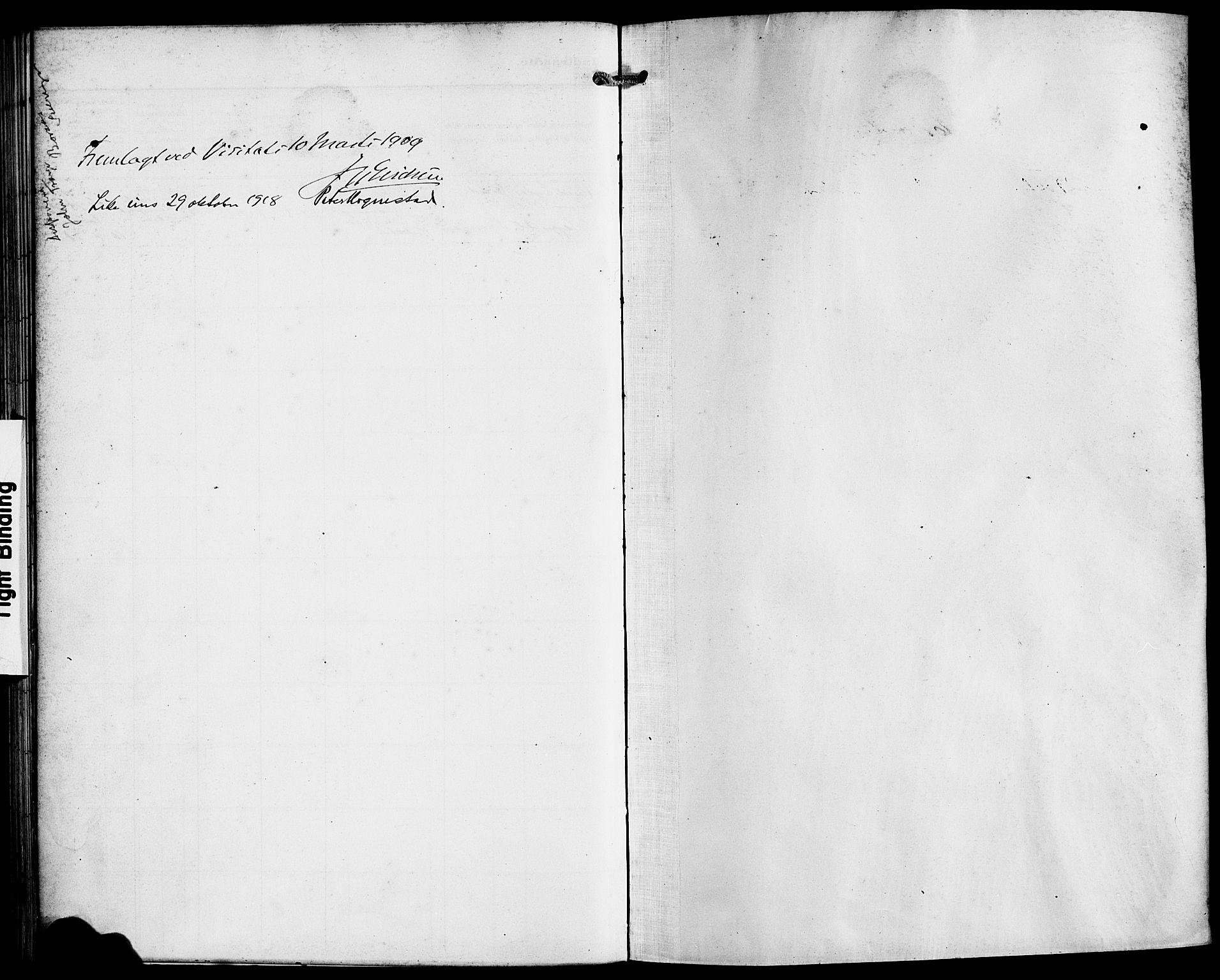 Domkirken sokneprestembete, SAB/A-74801/H/Hab/L0033: Parish register (copy) no. D 5, 1907-1924