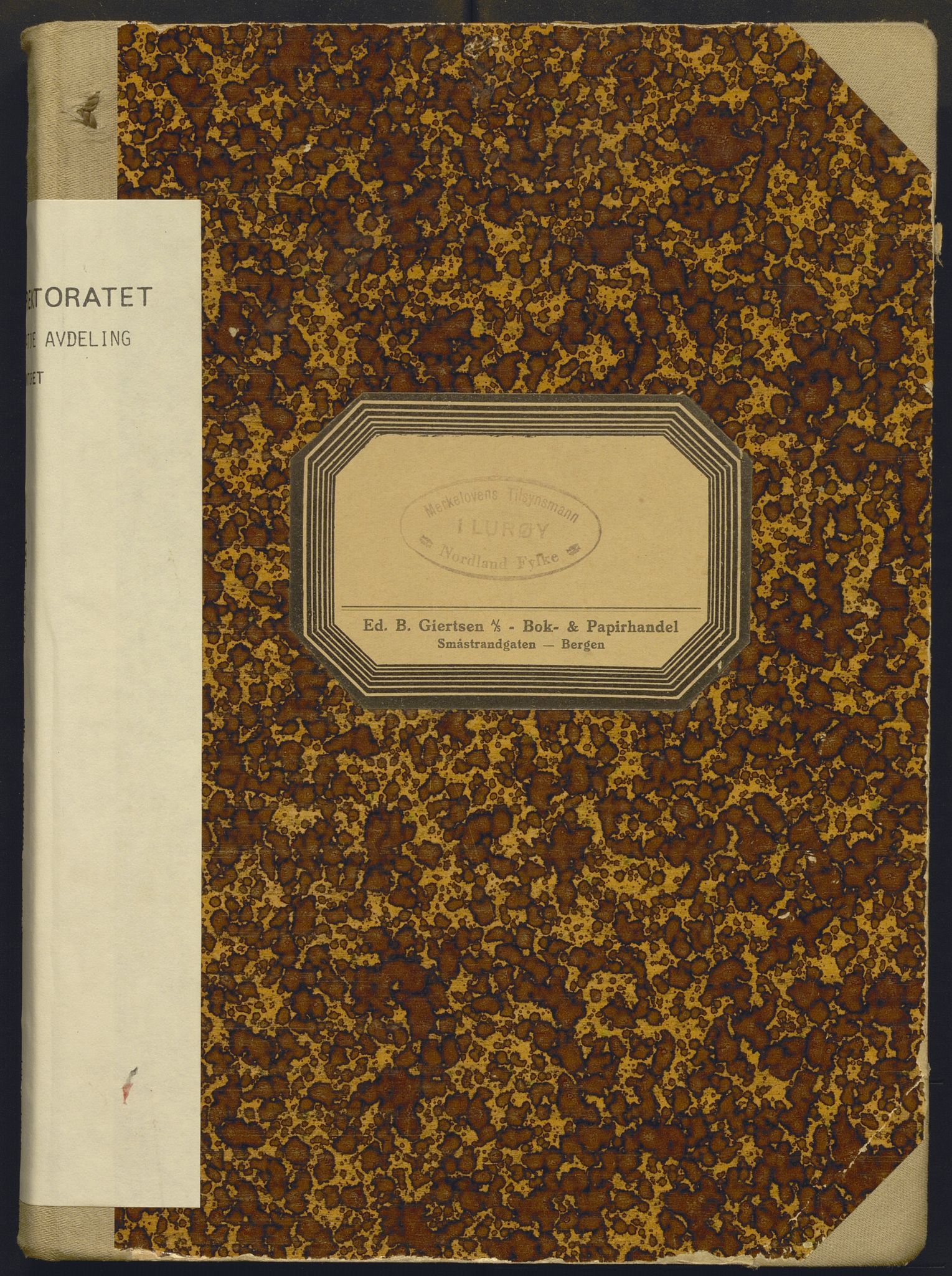 Fiskeridirektoratet - 1 Adm. ledelse - 13 Båtkontoret, AV/SAB-A-2003/I/Ia/Iac/L0110: 135.0336/8 Merkeprotokoll - Lurøy, 1960-1968