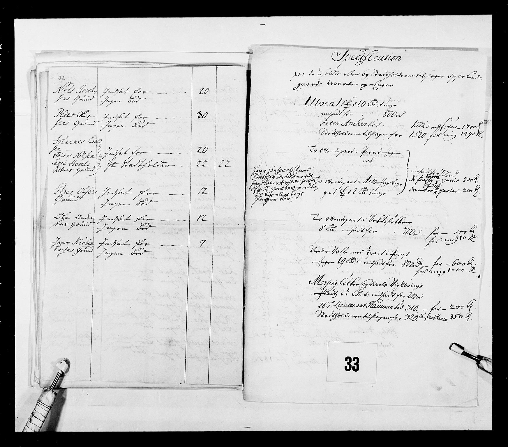 Stattholderembetet 1572-1771, AV/RA-EA-2870/Ek/L0042/0001: Jordebøker o.a. 1720-1728 vedkommende krongodset: / Dokumenter om salget av krongods, 1722-1728, p. 106