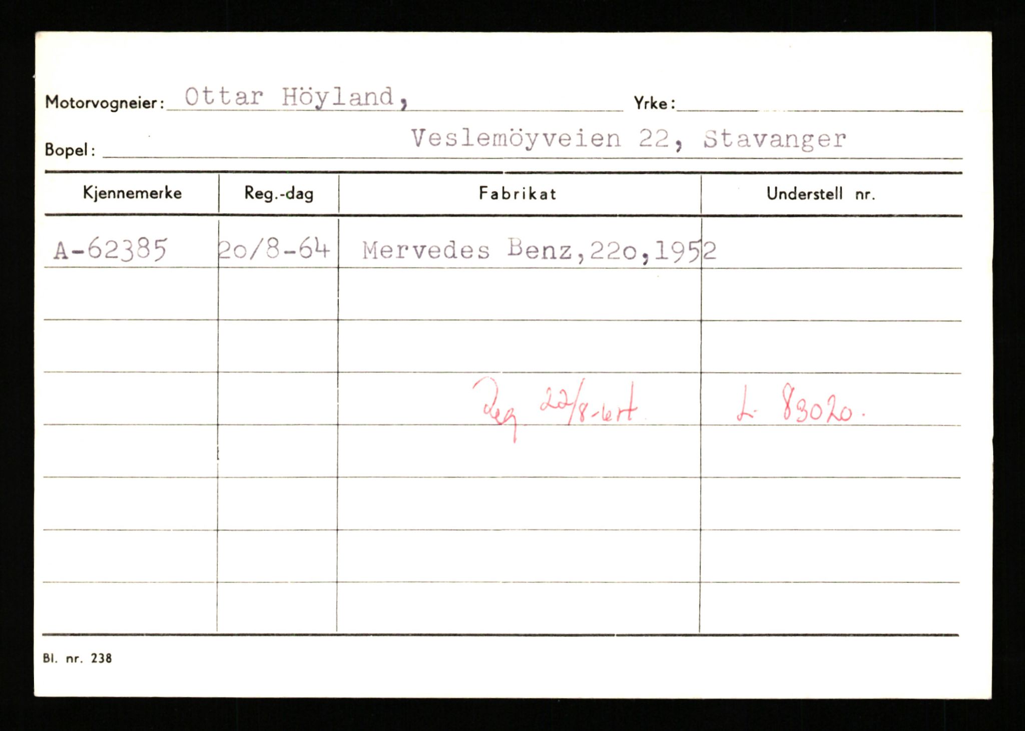 Stavanger trafikkstasjon, SAST/A-101942/0/G/L0007: Registreringsnummer: 49019 - 67460, 1930-1971, p. 2621