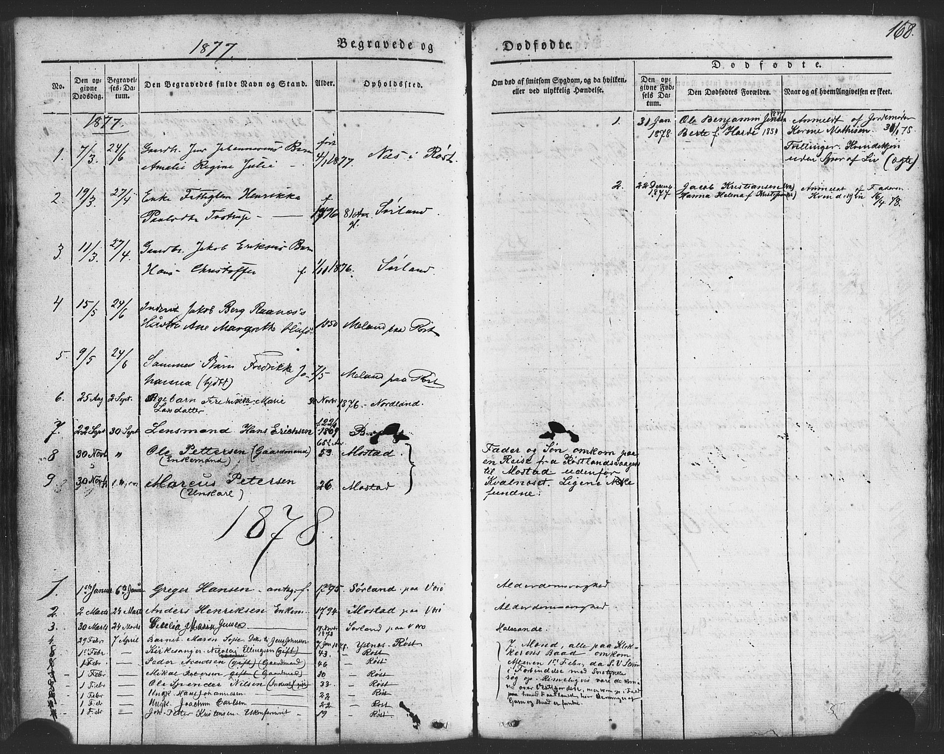 Ministerialprotokoller, klokkerbøker og fødselsregistre - Nordland, AV/SAT-A-1459/807/L0121: Parish register (official) no. 807A04, 1846-1879, p. 168