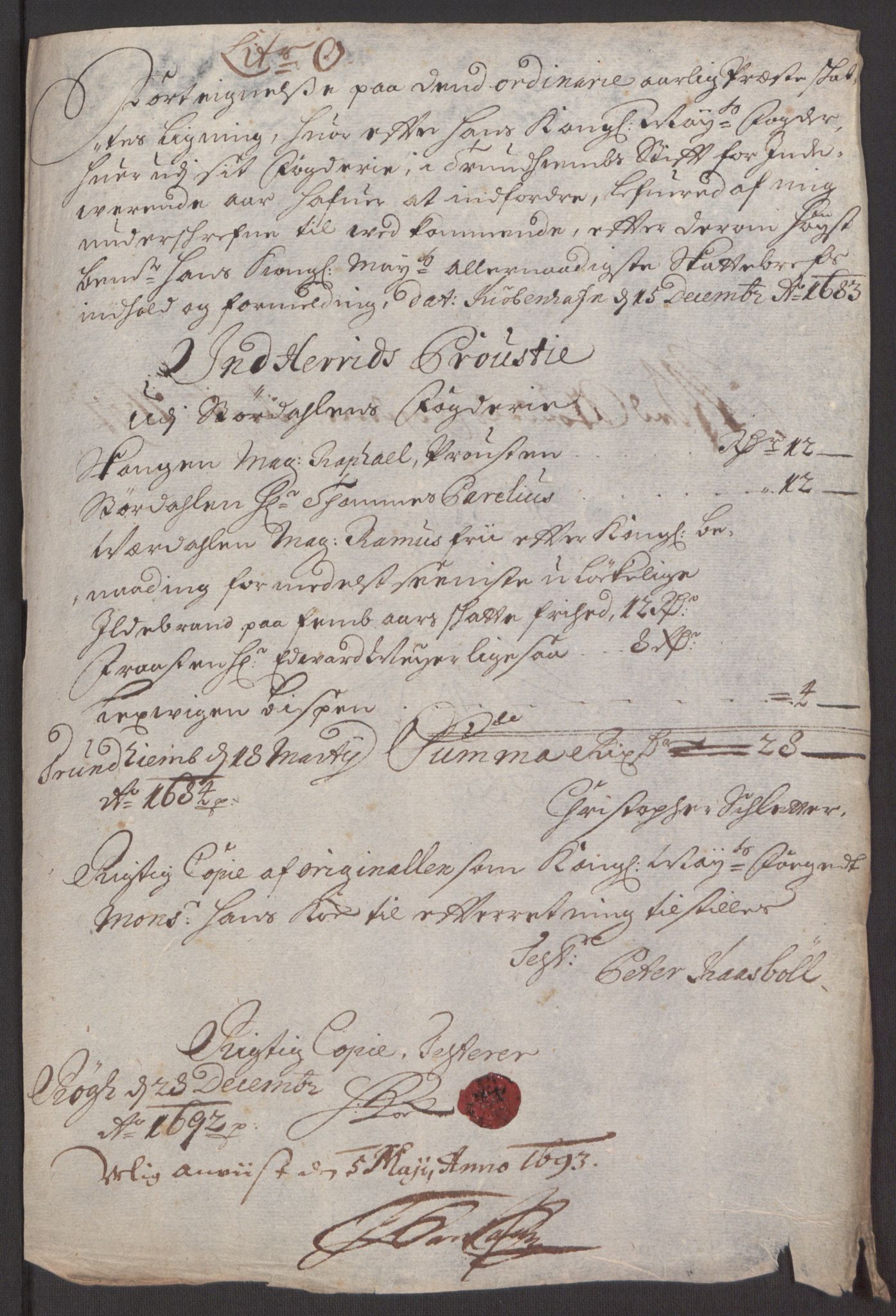 Rentekammeret inntil 1814, Reviderte regnskaper, Fogderegnskap, RA/EA-4092/R62/L4185: Fogderegnskap Stjørdal og Verdal, 1692, p. 212