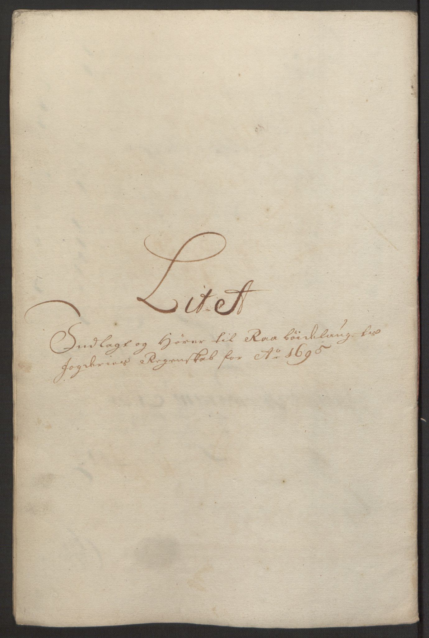 Rentekammeret inntil 1814, Reviderte regnskaper, Fogderegnskap, RA/EA-4092/R40/L2444: Fogderegnskap Råbyggelag, 1693-1696, p. 222