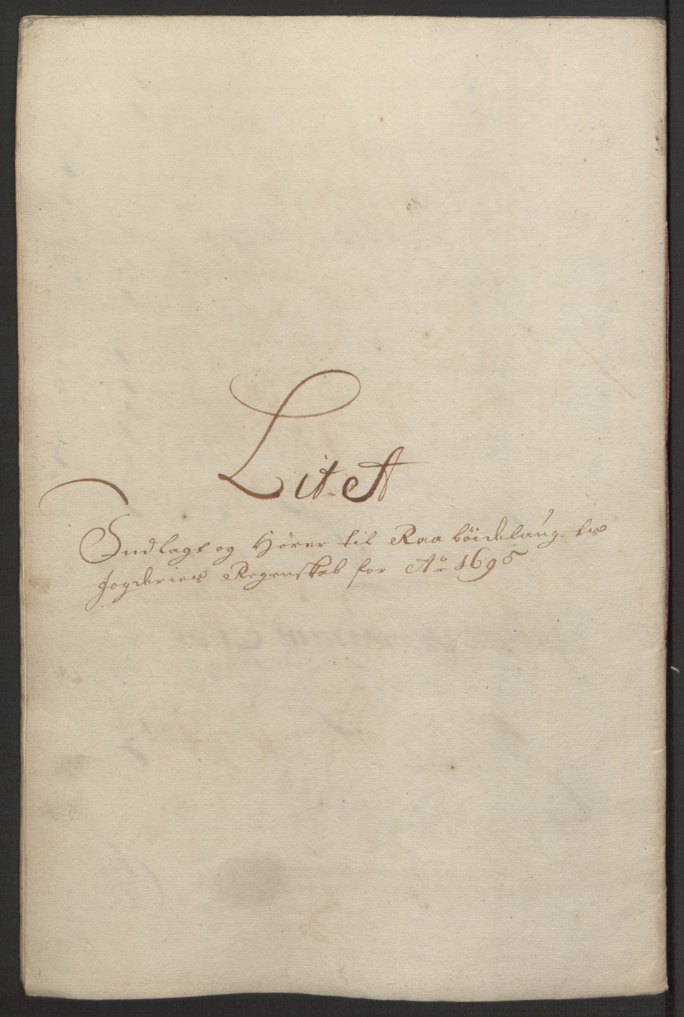 Rentekammeret inntil 1814, Reviderte regnskaper, Fogderegnskap, AV/RA-EA-4092/R40/L2444: Fogderegnskap Råbyggelag, 1693-1696, p. 222