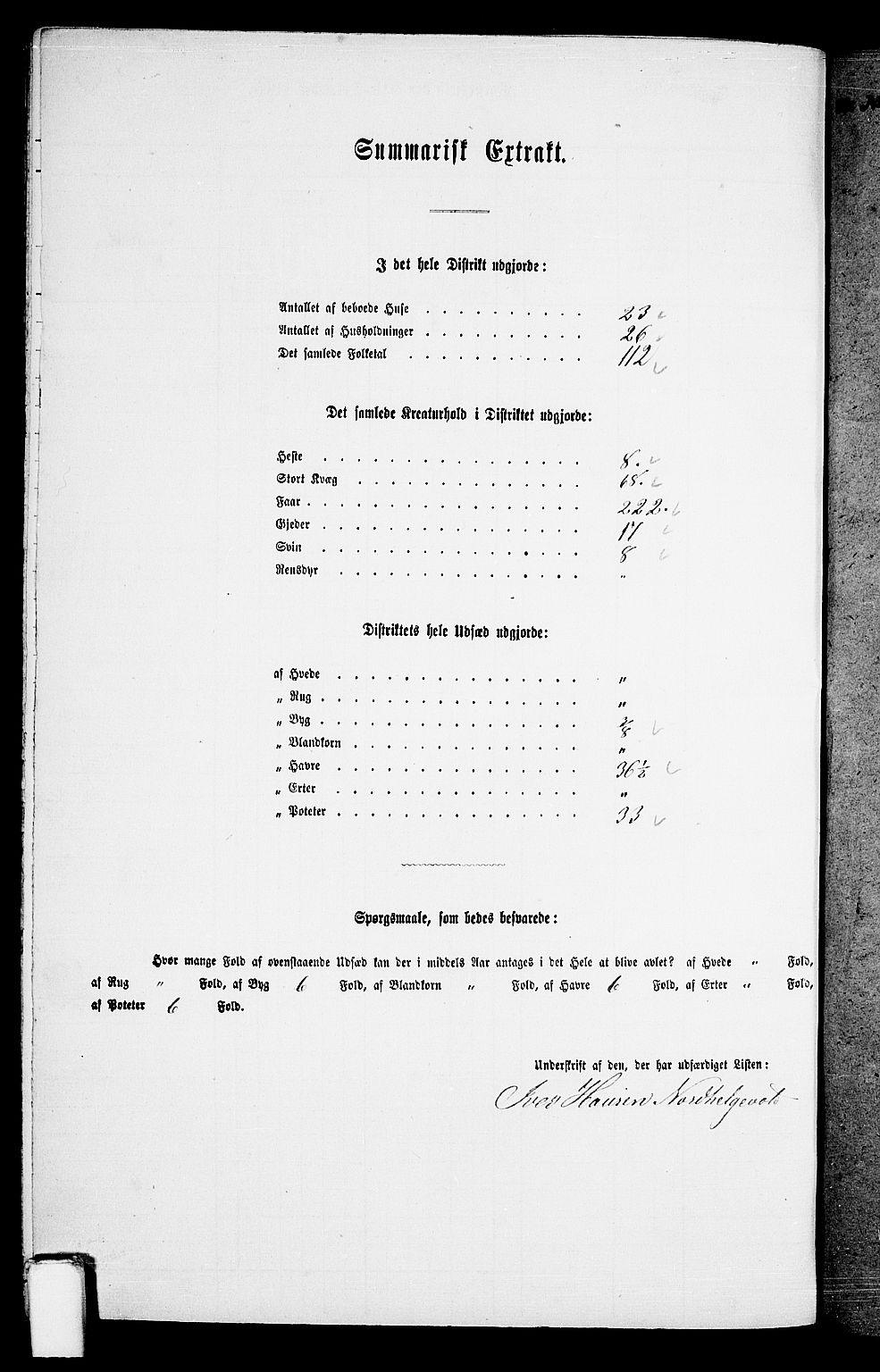 RA, 1865 census for Vikedal, 1865, p. 93