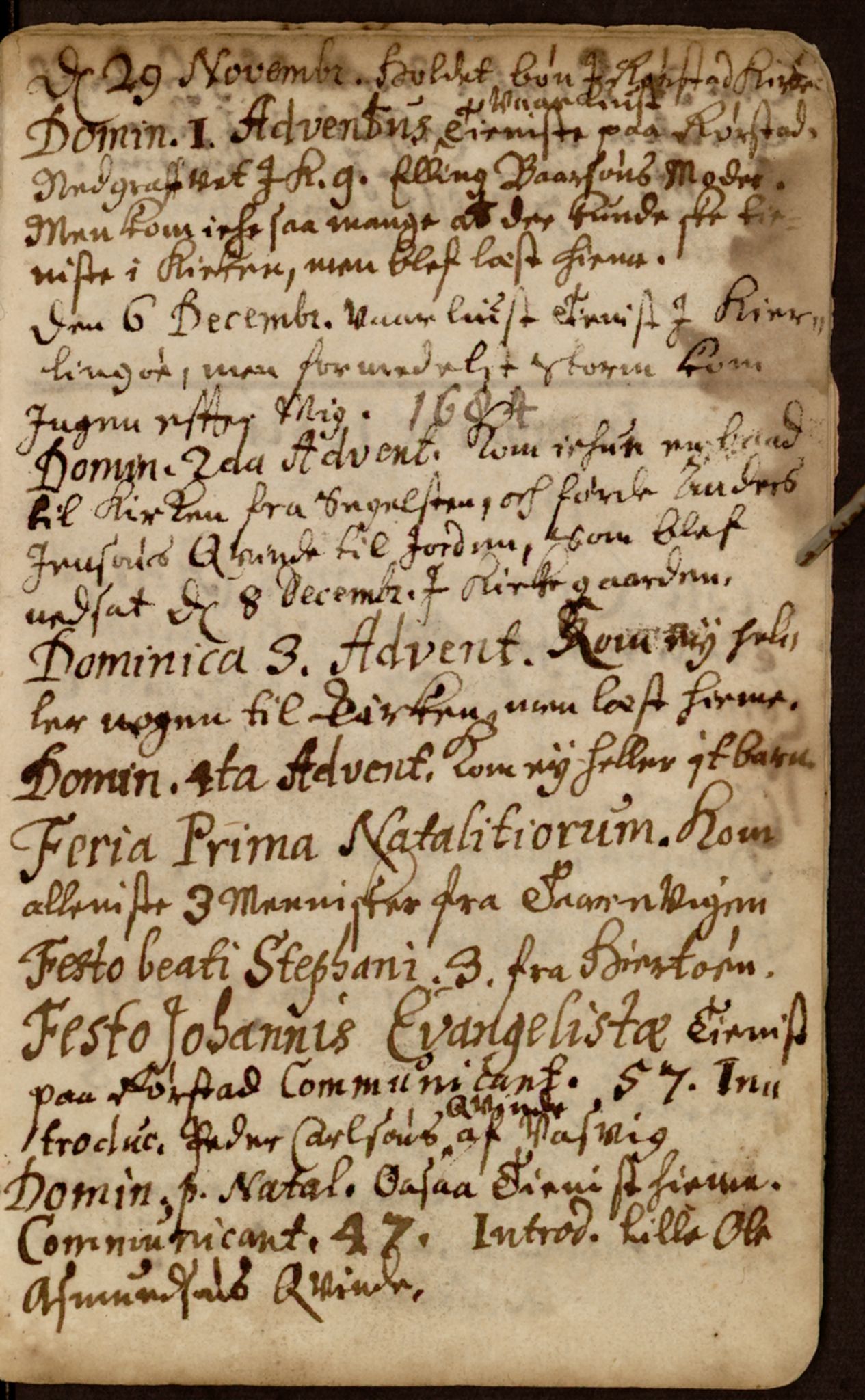 Spesialsamlingene, NTNU/SPESIALSAMLINGENE/M/XA-Oct-90: Other parish register no. XA Oct. 90, 1683-1685