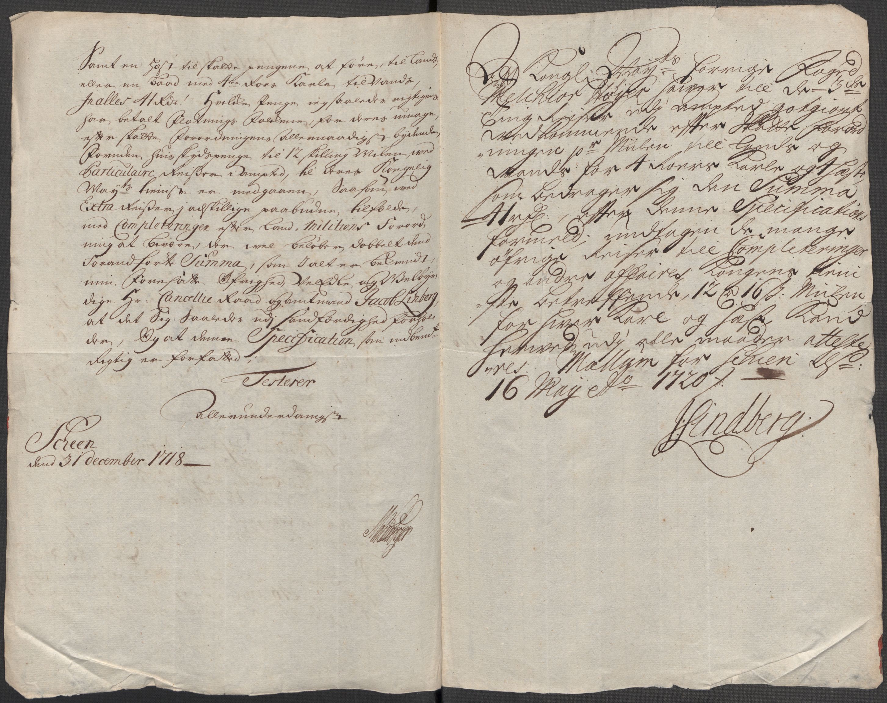 Rentekammeret inntil 1814, Reviderte regnskaper, Fogderegnskap, AV/RA-EA-4092/R36/L2130: Fogderegnskap Øvre og Nedre Telemark og Bamble, 1718, p. 370