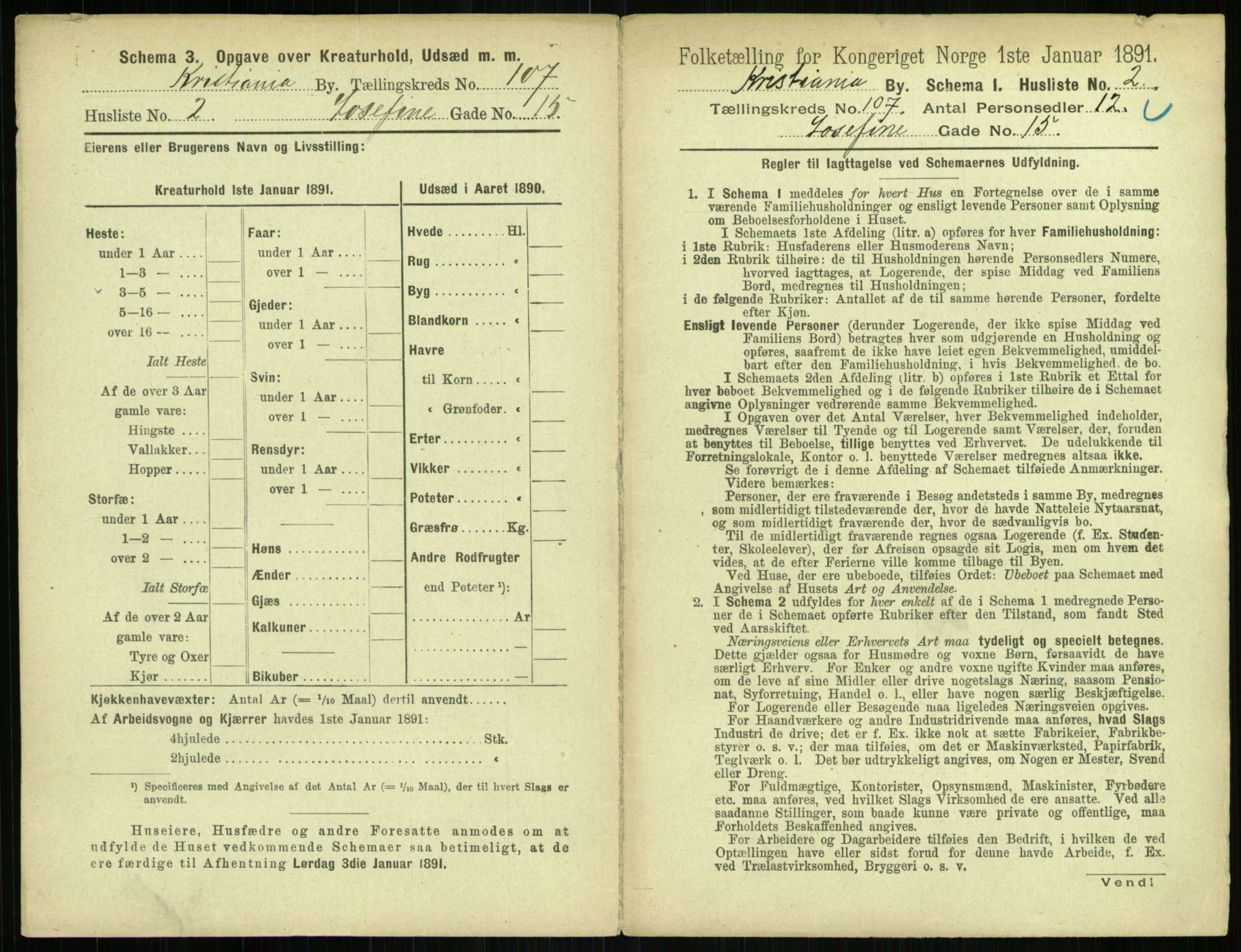 RA, 1891 census for 0301 Kristiania, 1891, p. 54665