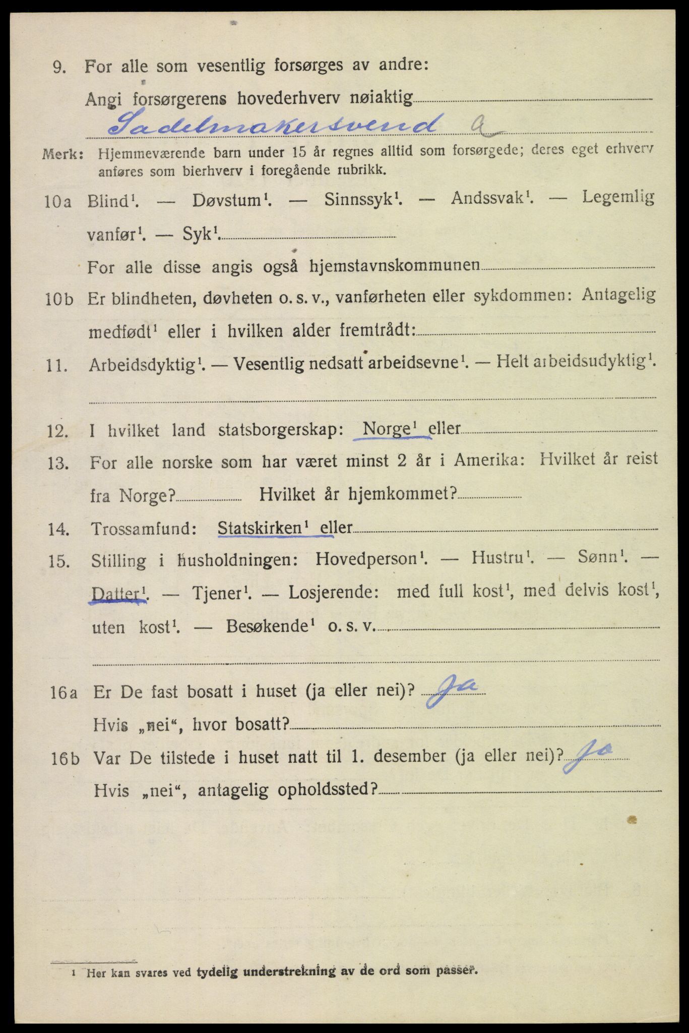 SAH, 1920 census for Romedal, 1920, p. 12094